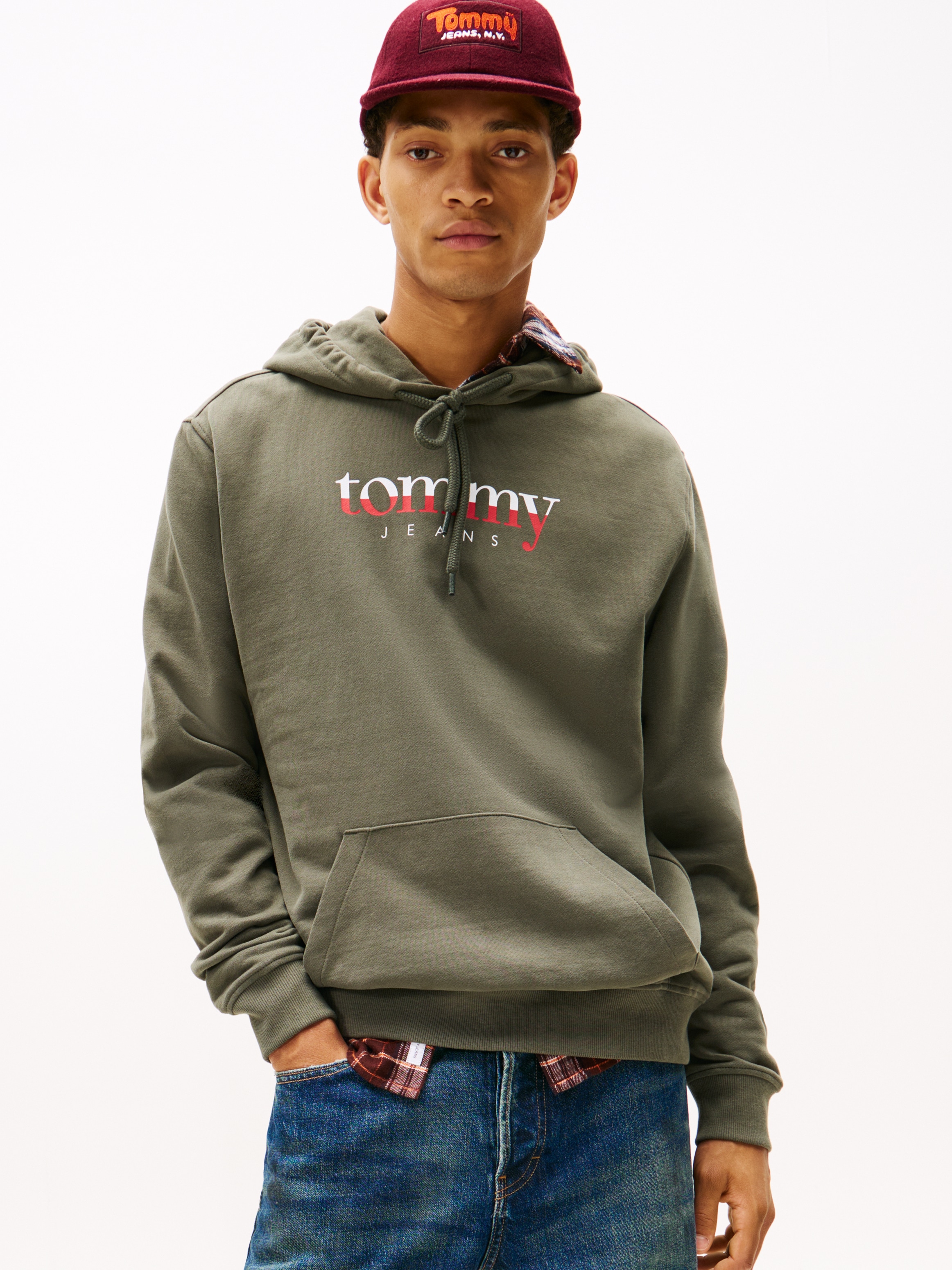 Image of Tommy Jeans Hoodie "TJM DNA", Sweatshirt, Reuglar Fit, mit Logo