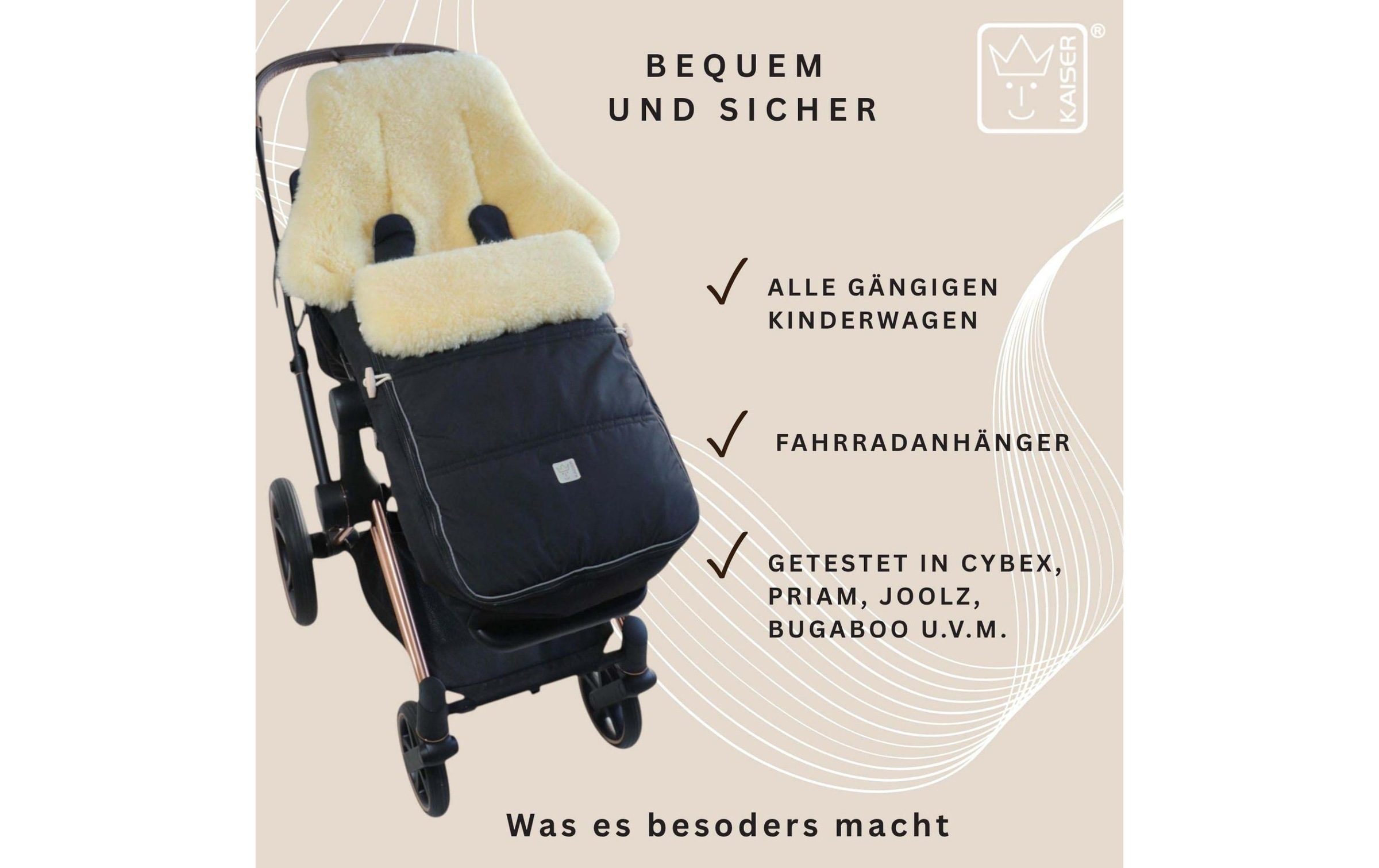 Kaiser Chancelière »Dublas 2.0 aus Lammfell«