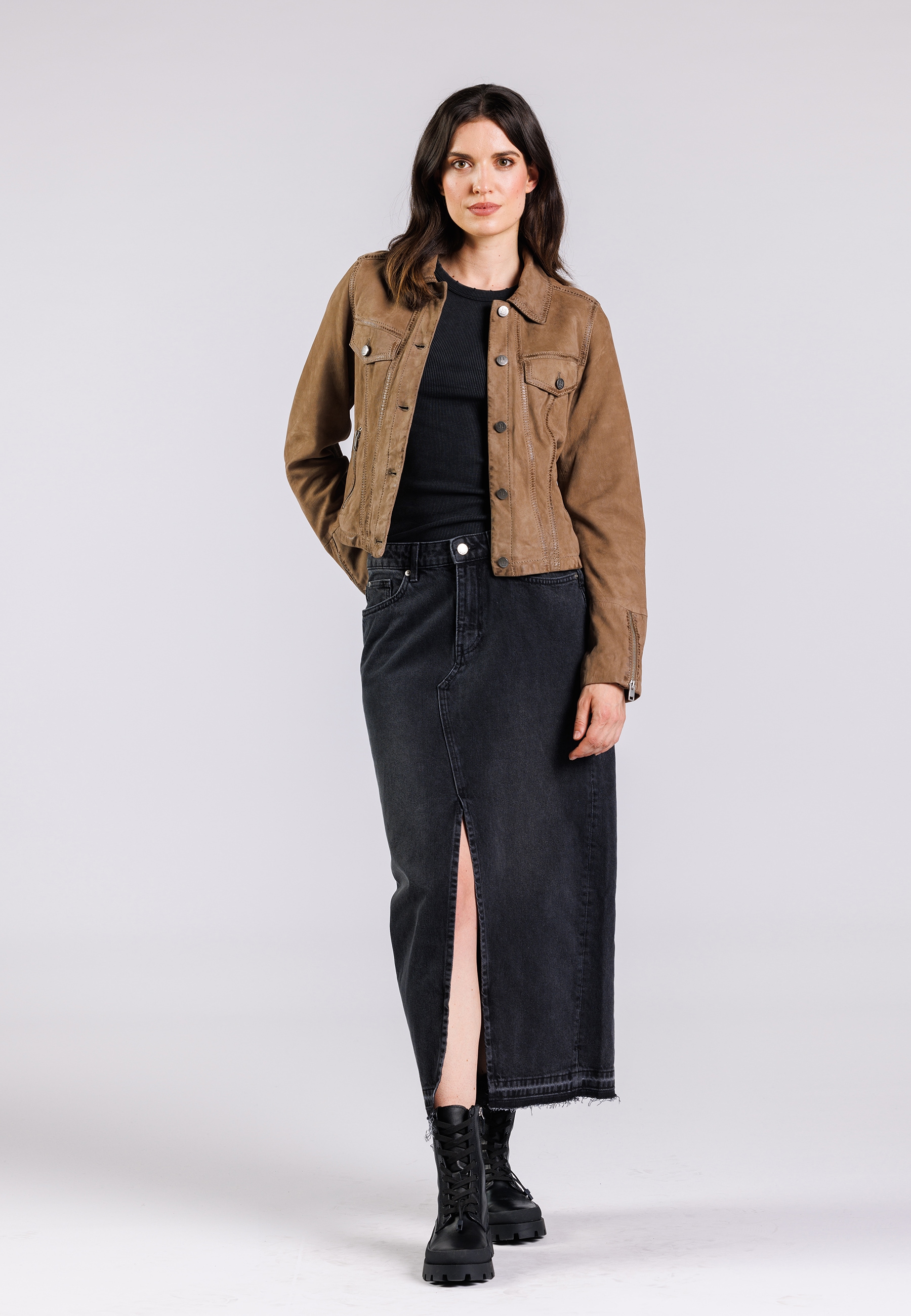 Freaky Nation Veste en cuir »Callie-FN«