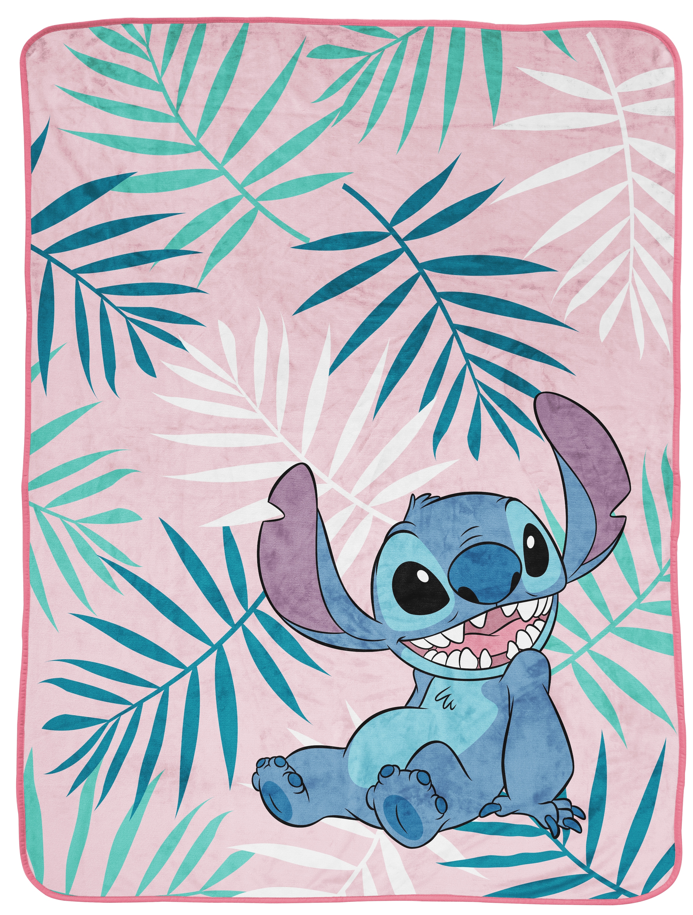 Image of Disney Kinderdecke "Disney Lilo und Stitch" kuschelig 130 x 150 cm