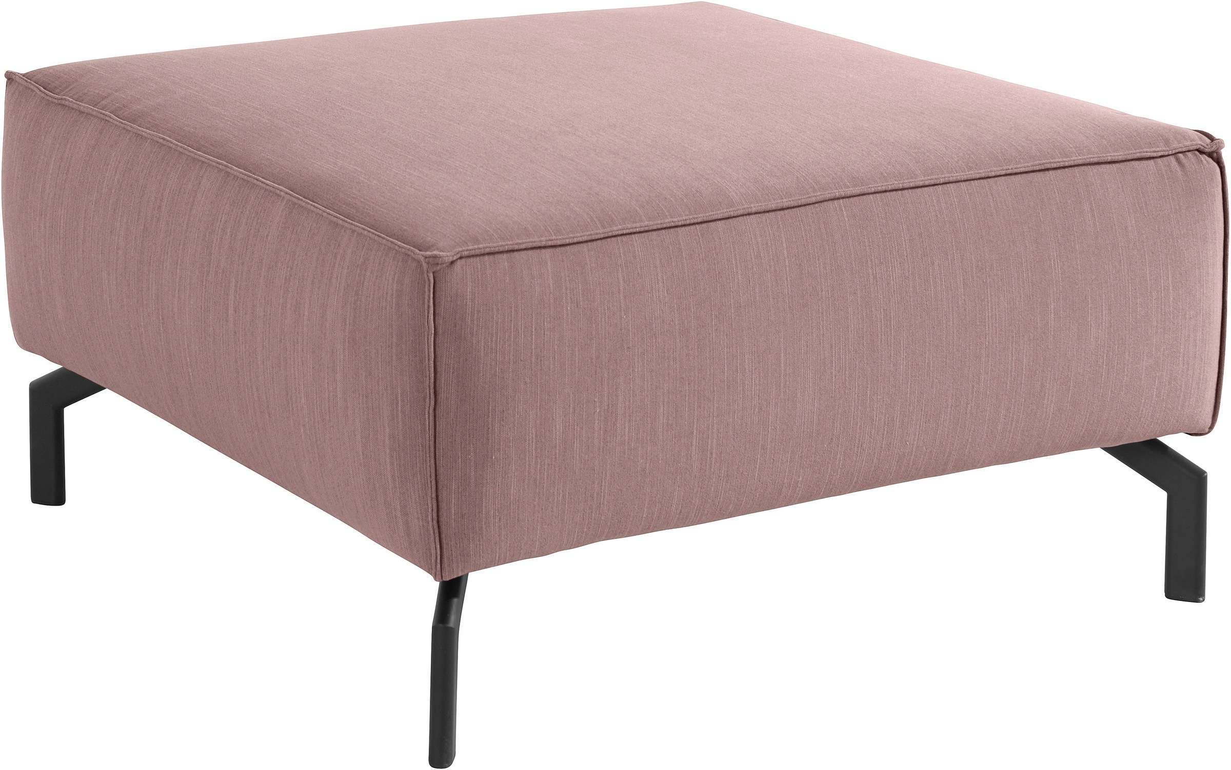 Image of GOODproduct Polsterhocker »Cilla«, wahlweise Feinstruktur aus recyceltem Material oder nachhaltiges Premiumleder mit Olivenblattgerbung bei Ackermann Versand Schweiz