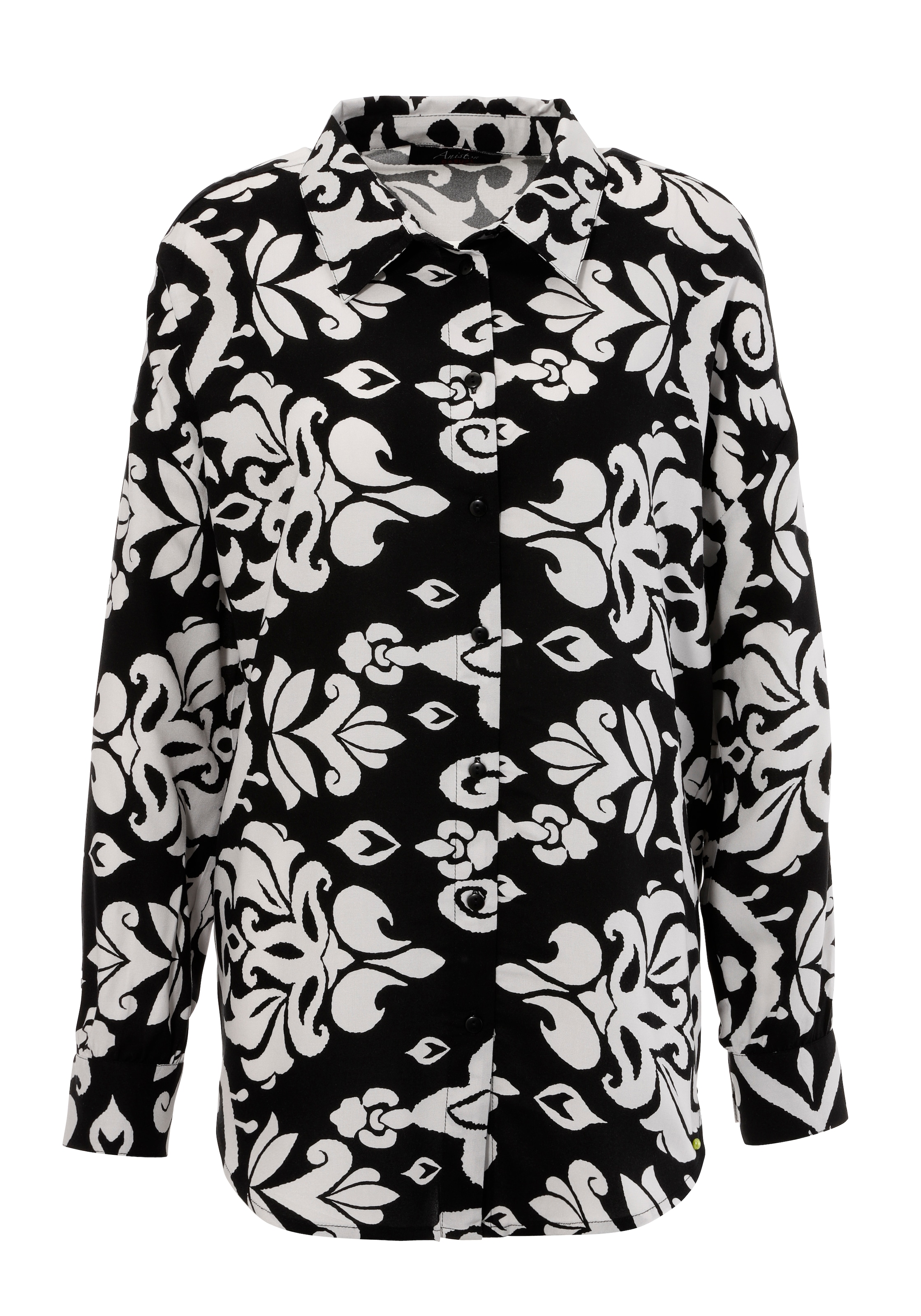 Aniston CASUAL Hemdbluse, mit fantasievollem, grossflächigen Druck