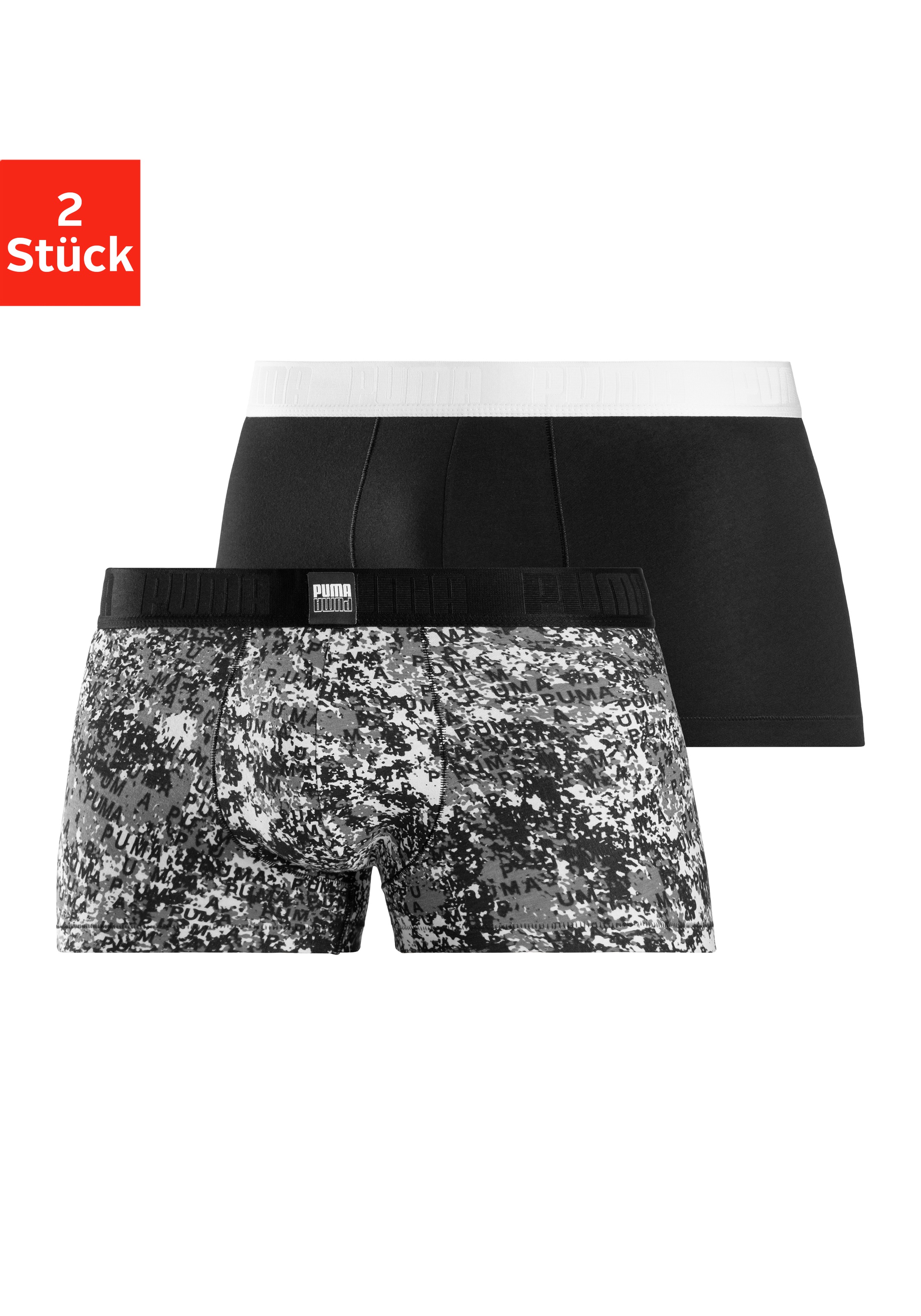 Image of PUMA Hipster, (2 St.), Alloverdruck und Uni bei Ackermann Versand Schweiz