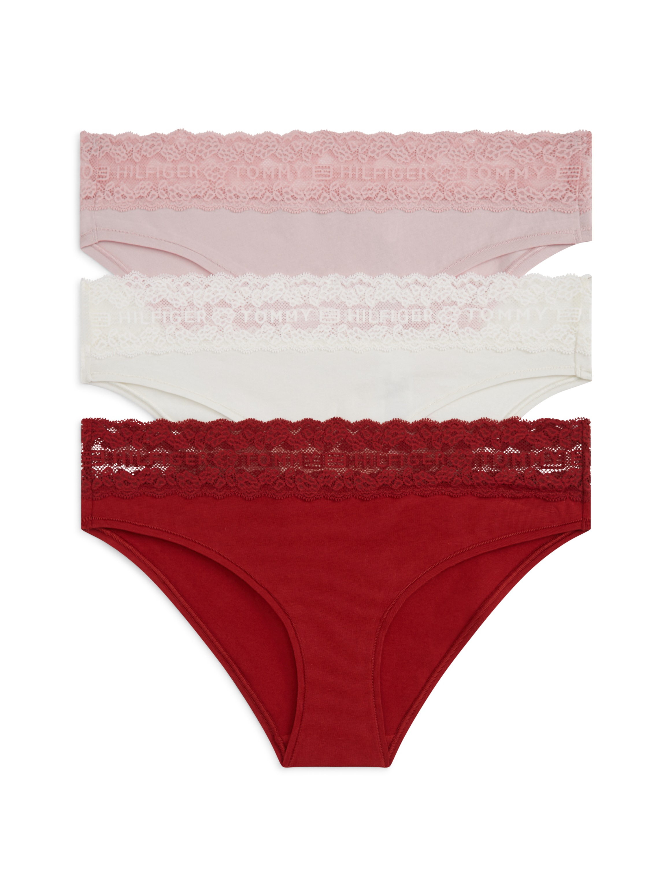 Image of Tommy Hilfiger Underwear Bikinislip 3 Stk. Körpernahe Passform mit elastischem Spitzenbund