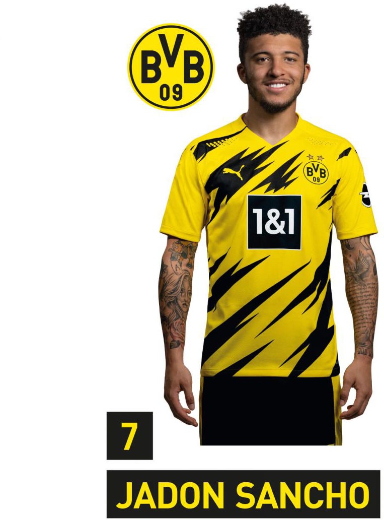 Image of Wall-Art Wandtattoo »BVB Sancho Portrait 2020/2021«, (1 St.) bei Ackermann Versand Schweiz