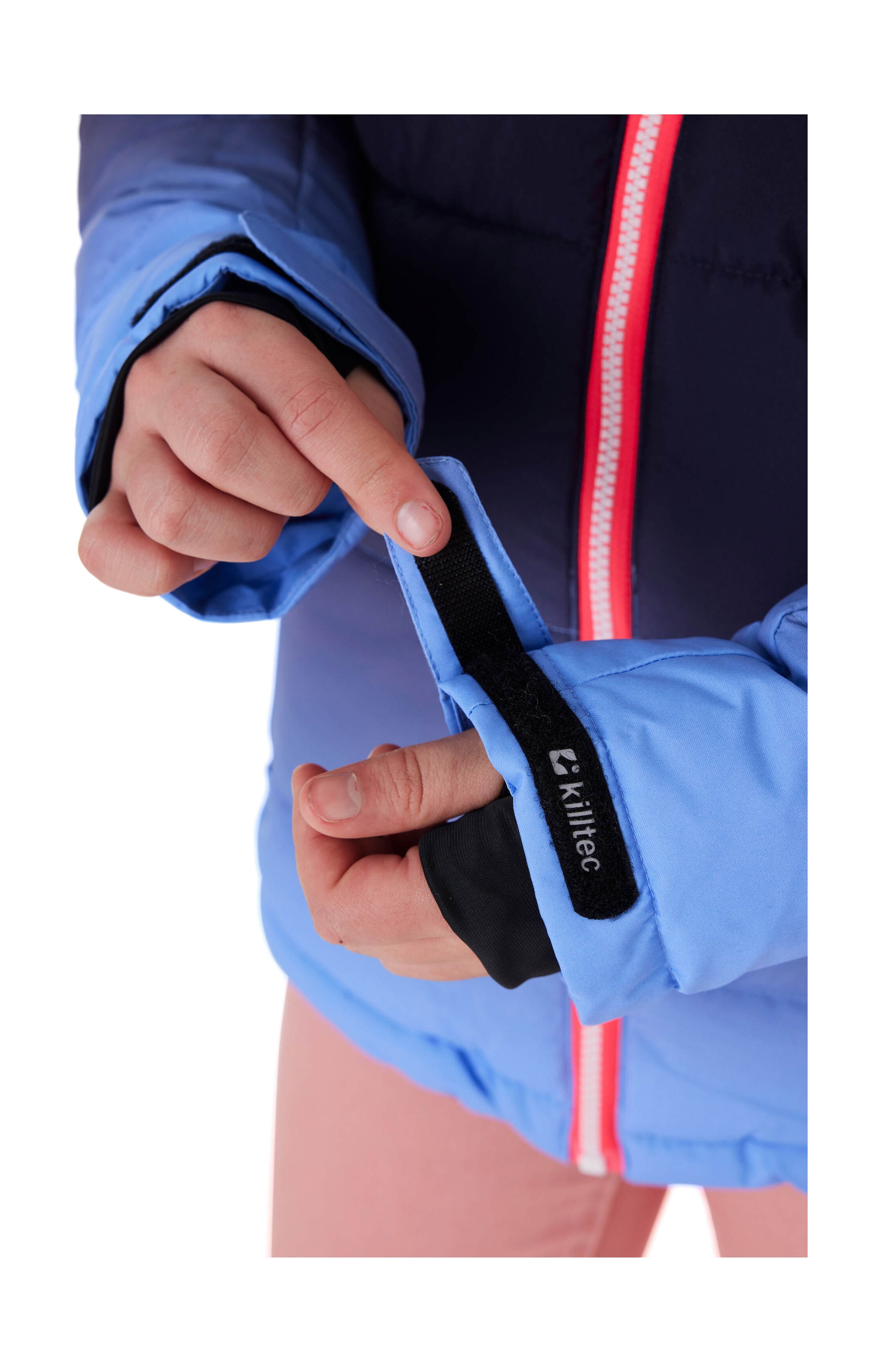 Killtec Skijacke »KSW 330 GRLS SKI QLTD JCKT« Wasserabweisende Winterjacke, atmungsaktiv, verstellbare Kapuze