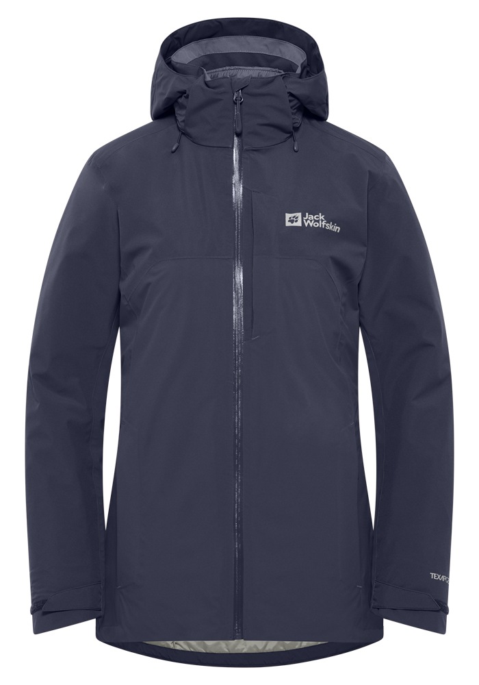 Jack Wolfskin 3-in-1-Funktionsjacke »HUNBERG 3IN1 JKT W«, mit Kapuze