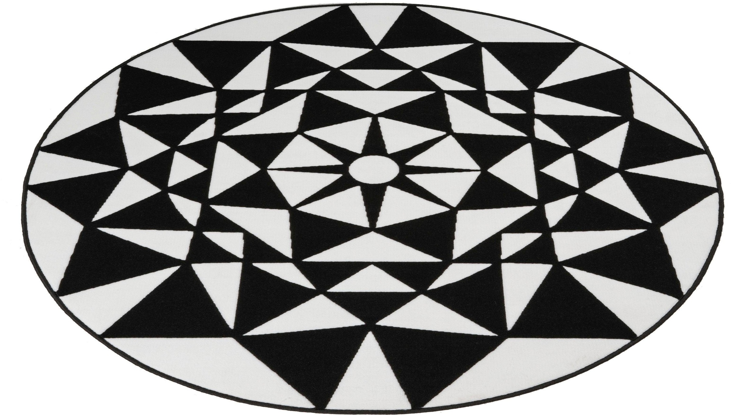 Image of my home Teppich »Franka«, rund, 10 mm Höhe, Wohnzimmer bei Ackermann Versand Schweiz