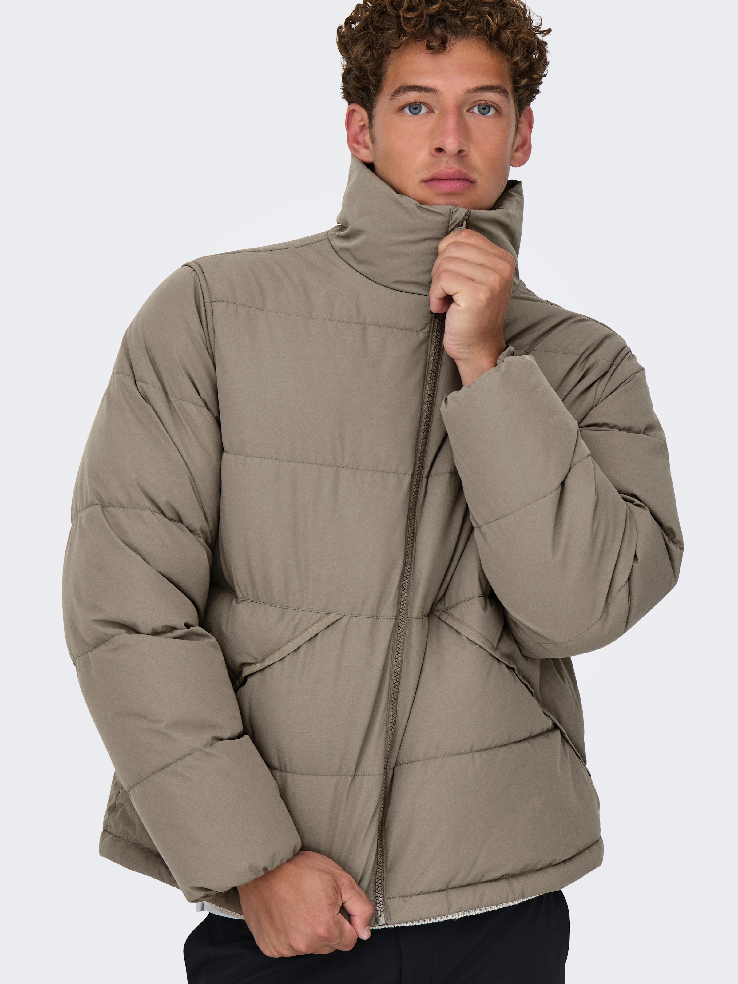 ONLY & SONS Veste matelassée »ONSPACK LIFE PUFFER JACKET OTW« ohne Kapuze