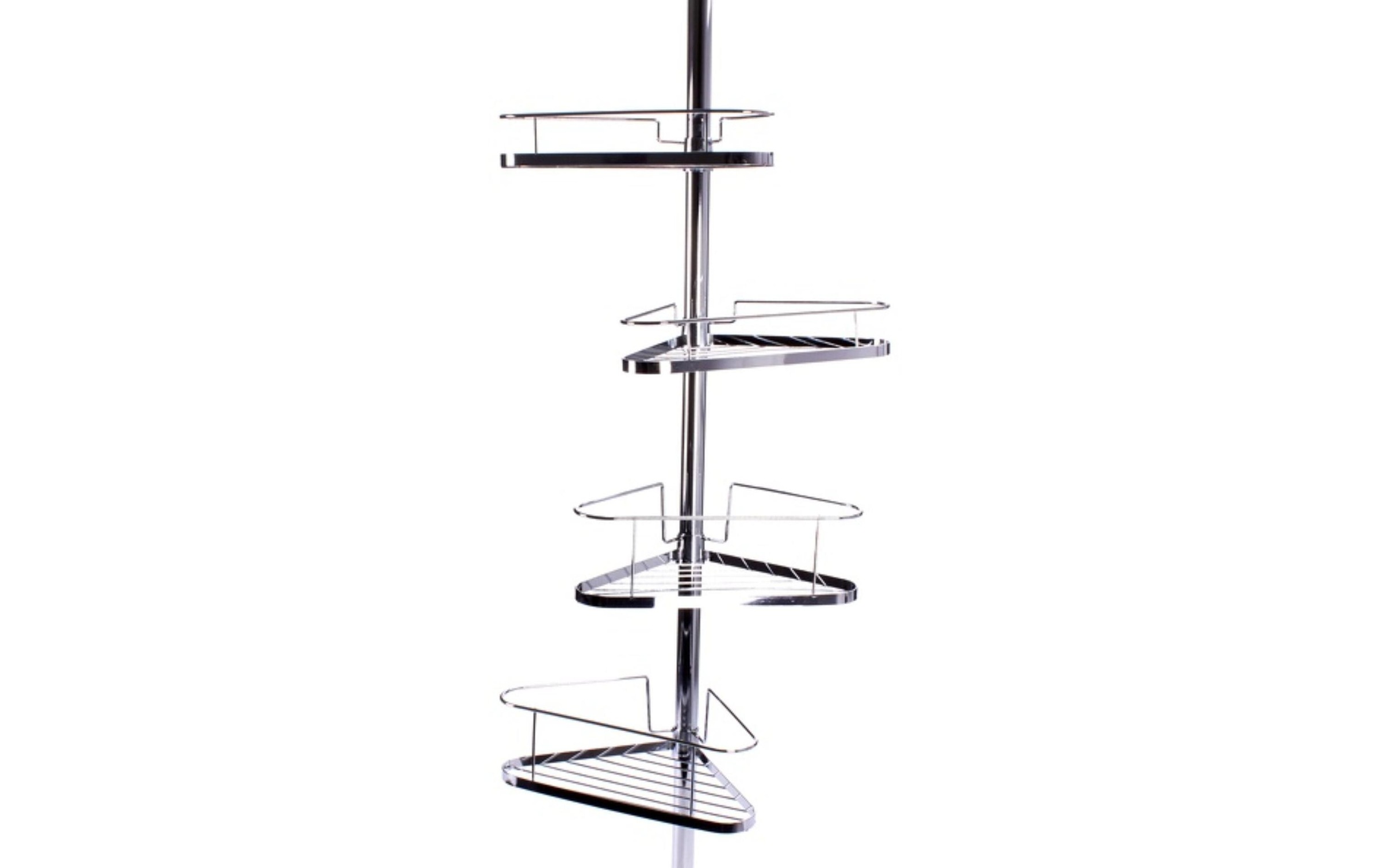 Image of MSV Duschablage "4 Körbe, Silber"