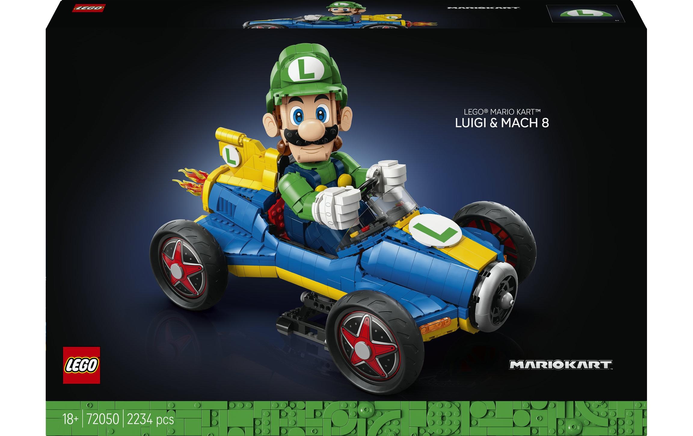 LEGO® Konstruktionsspielsteine »Mario Kart: Luigi & Turboflitzer (72050), LEGO Super Mario« Made in Europe