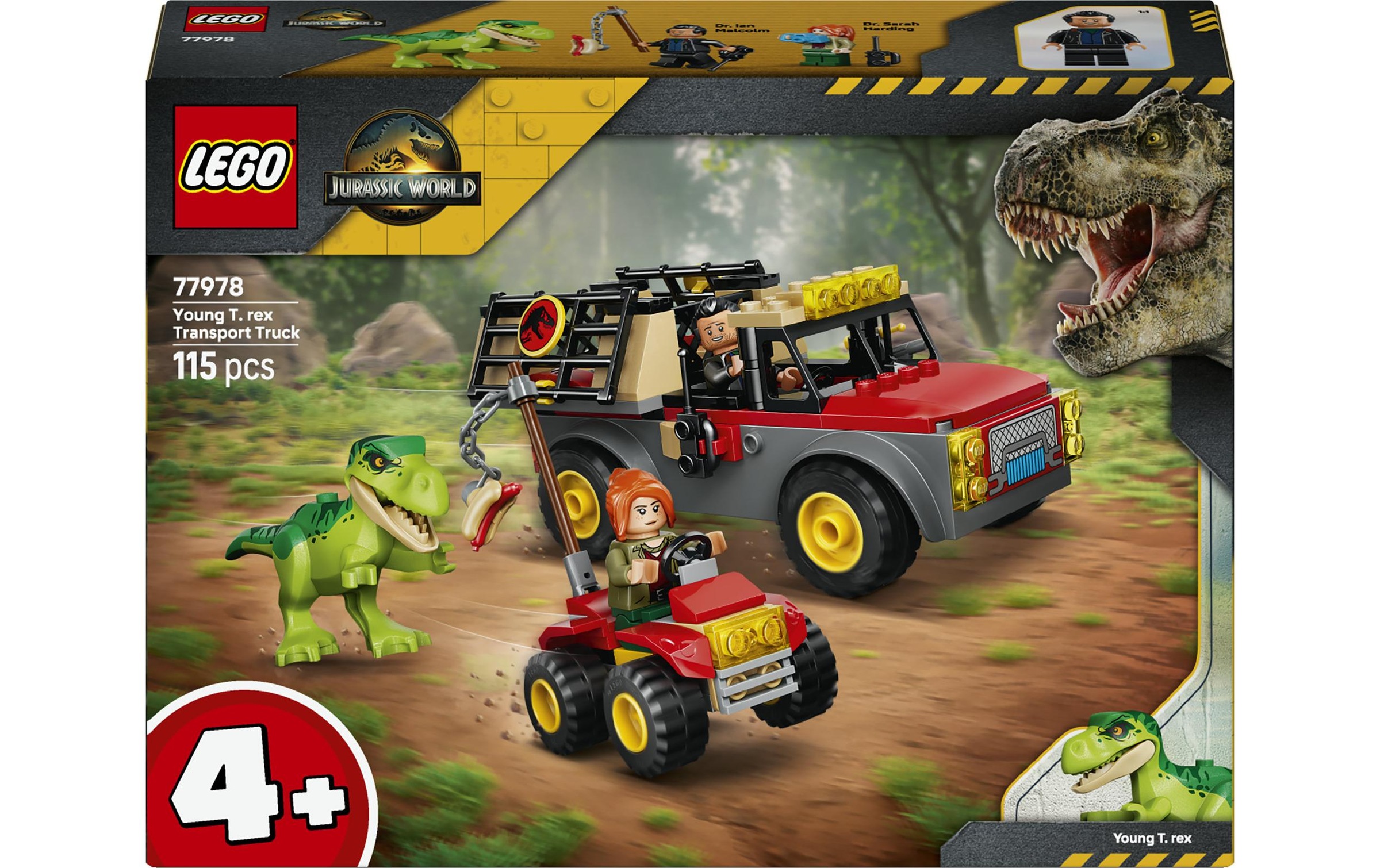 Image of LEGO Konstruktionsspielsteine "Transporter für den Jungen T.Rex (77978), LEGO Jurassic World" Made in Europe