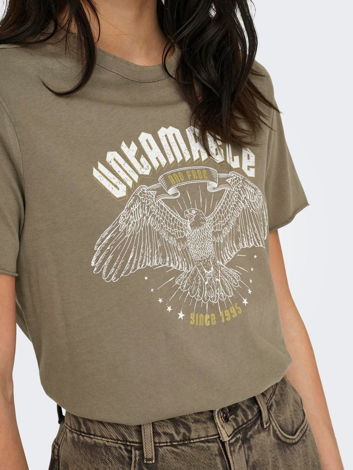 ONLY Rundhalsshirt »ONLLUCY REG S/S TOP JRS NOOS« unterschiedlich bedruckt