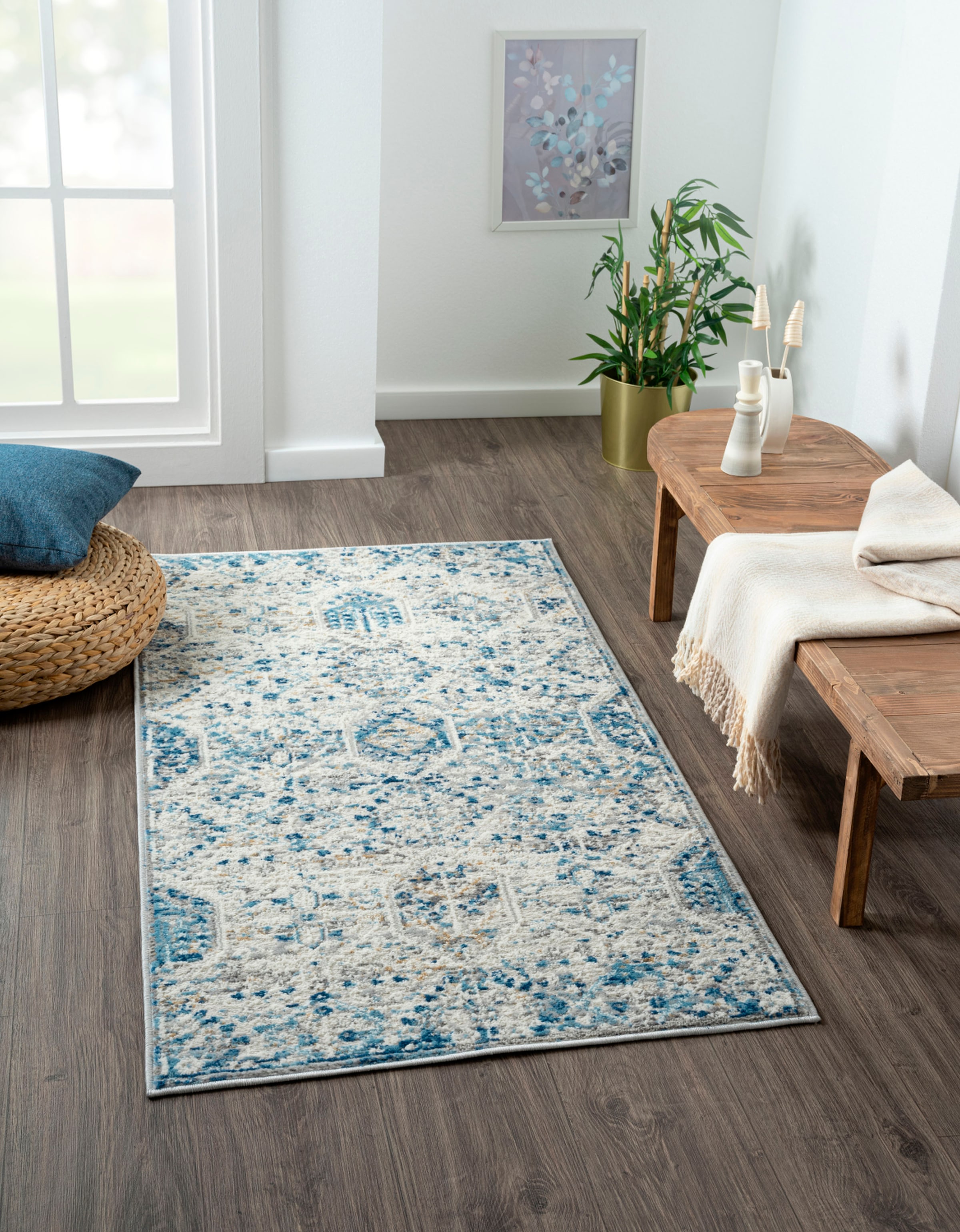 Image of Myflair Möbel & Accessoires Teppich "My Heriz 2" rechteckig 8 mm Höhe Kurzflor, klassisches Orient Design, besonders weich durch Microfaser