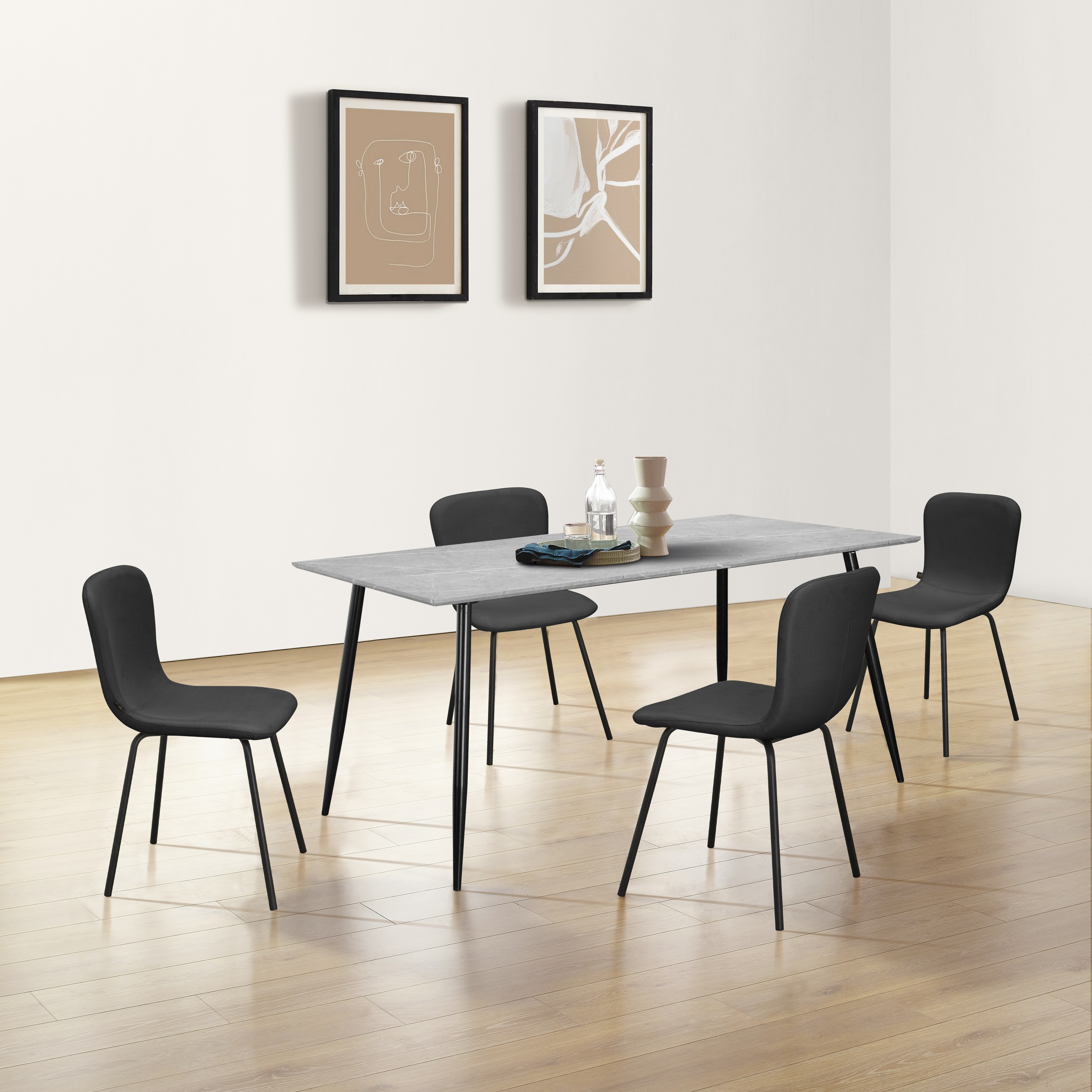 Image of GOODproduct Esstisch "Eadwine" OTTOs Choice, 1 Stk. tlg. Gestell aus Metall, verschiedene Grössen und Farben, Tisch, Küchentisch