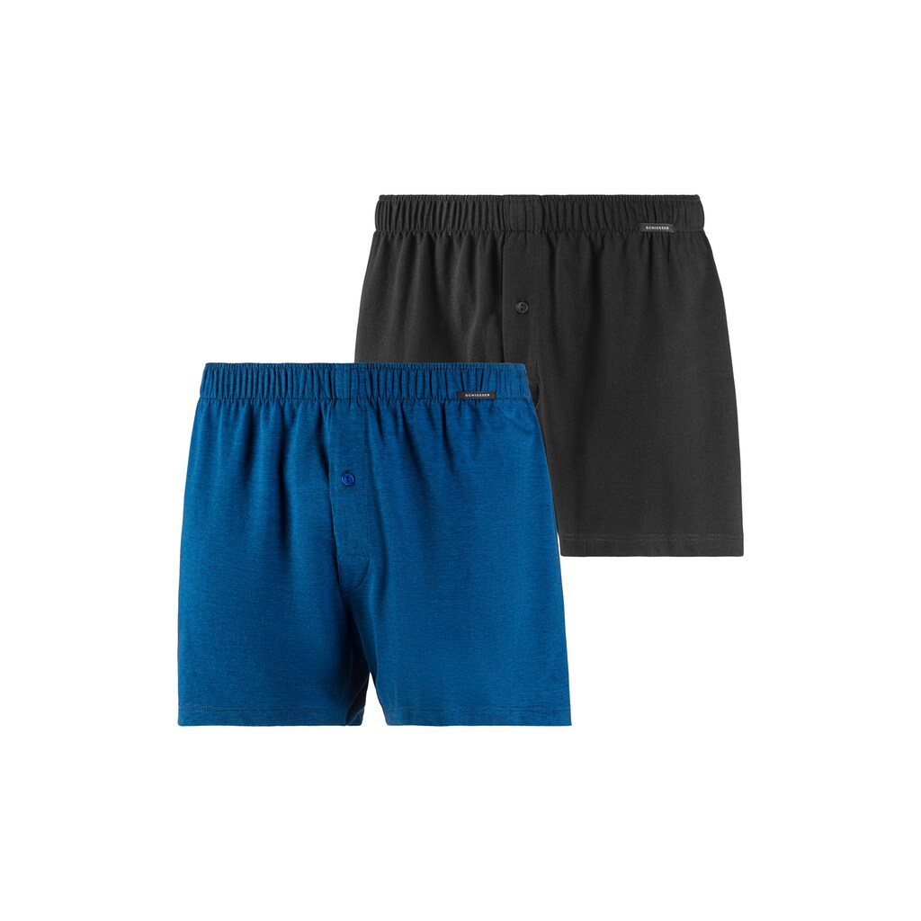 Schiesser Webboxer »"Essentials"«, (2er-Pack)