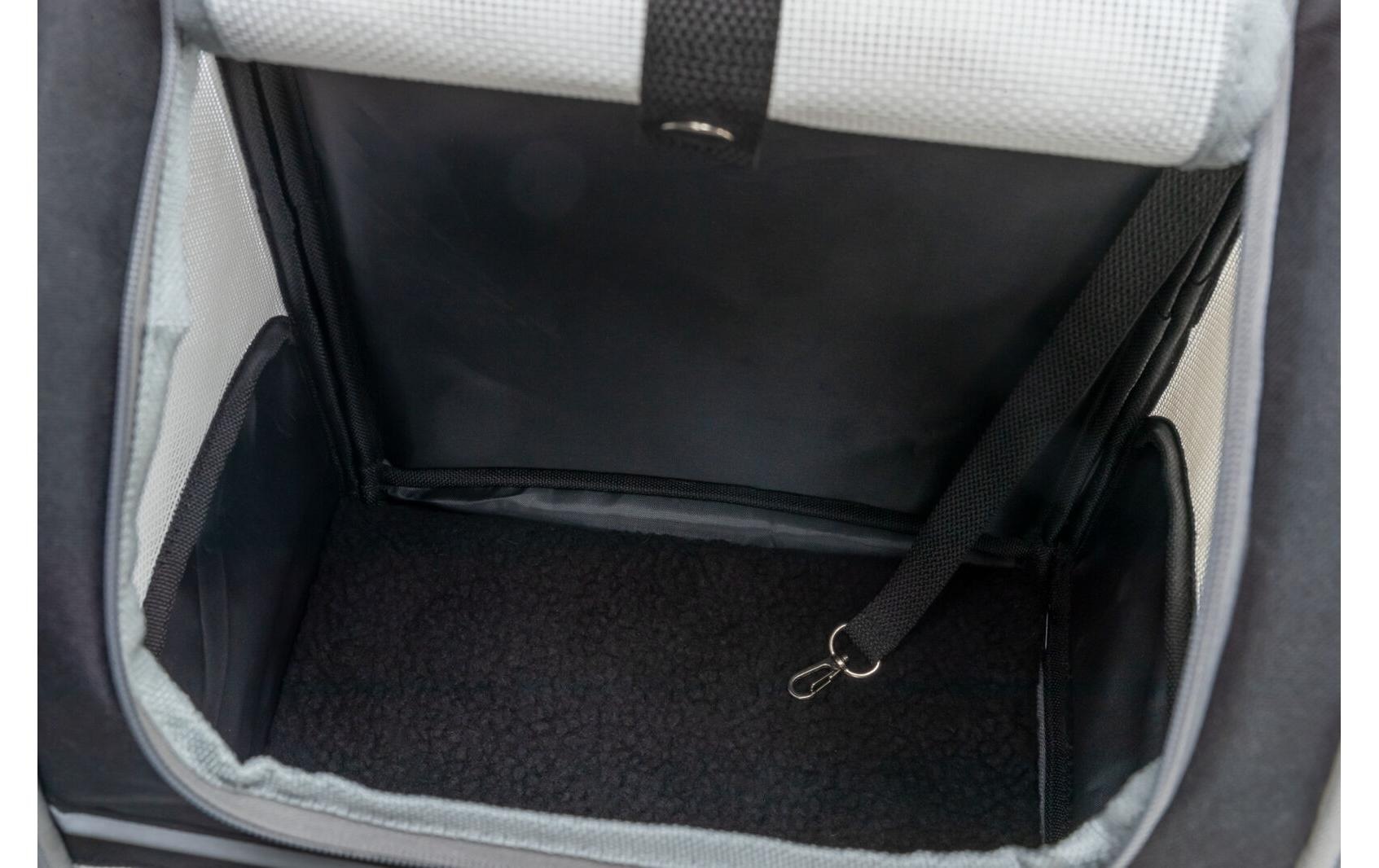 TRIXIE Tiertransporttasche »Chloe 39 × 43 × 27 cm Grau/Schwarz«, bis 8 kg