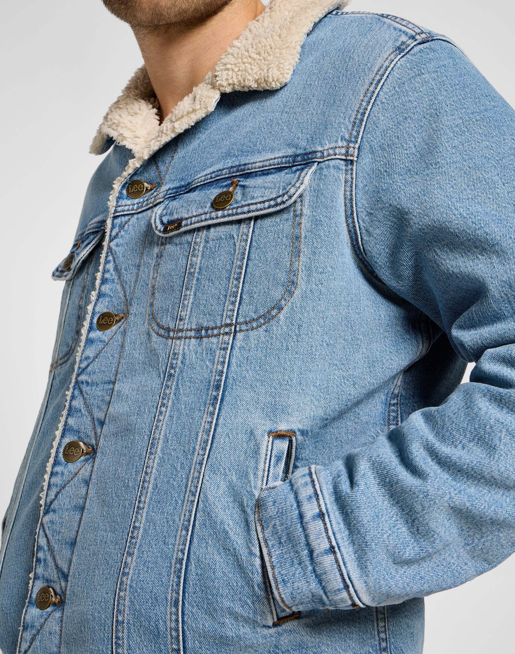 Lee® Jeansjacke »LEE Jeansjacke Sherpa Jacket«
