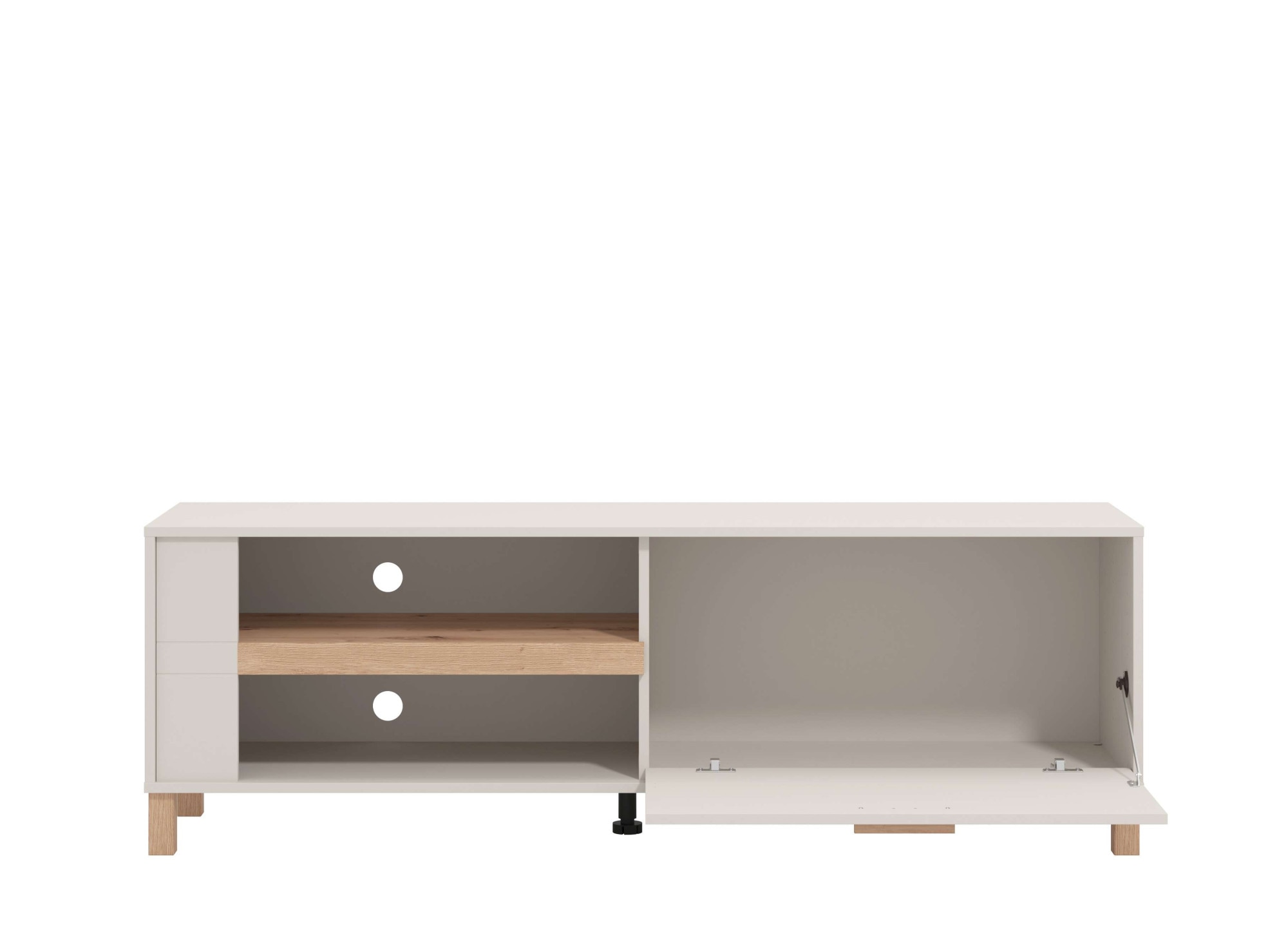 Home affaire Tableau TV »Sheffield TV-Bank, TV-Schrank, TV-Lowboard, TV-Möbel, Breite 157 cm« Klapptür, 2D-beschichtetes MDF-Profil, Heissprägedetails