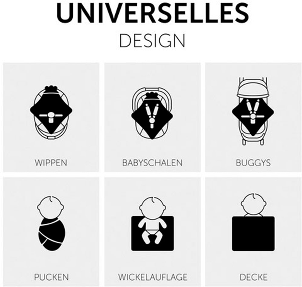 Hauck Babydecke »Baby Einschlagdecke, Snuggle N Dream beige bloom« mit Kapuze