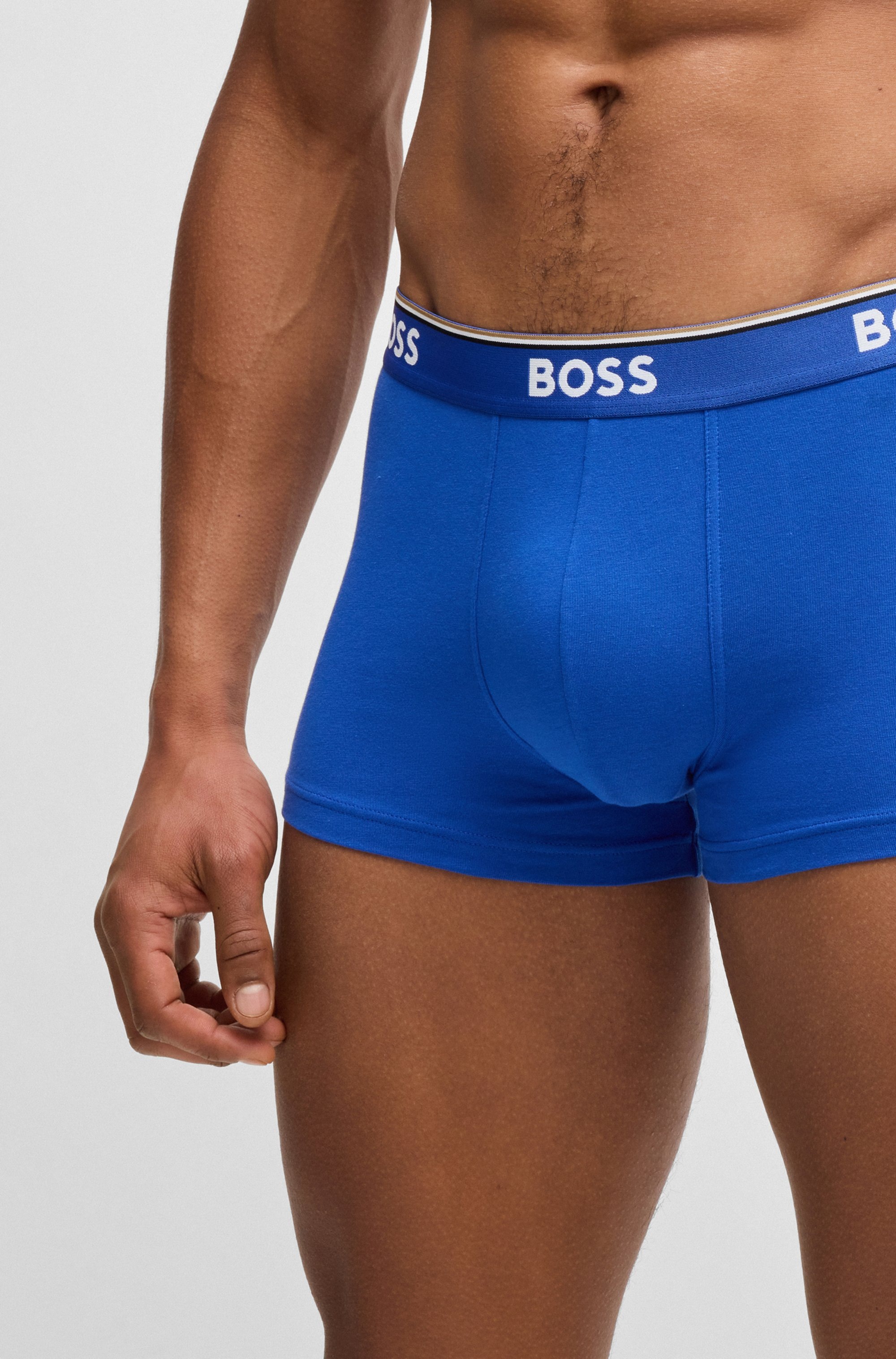 BOSS Trunk »3P Power«, (Packung, 3 St.), mit BOSS Schriftzug auf dem Bund