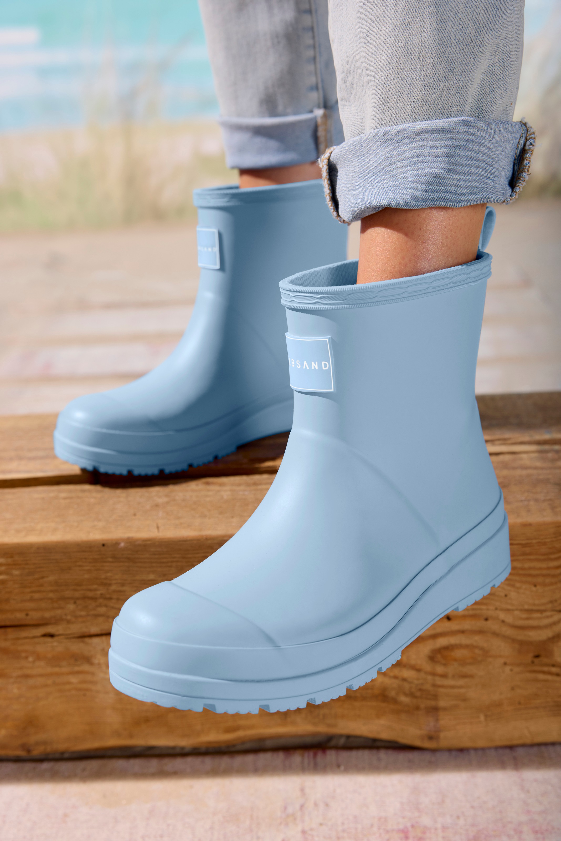 Elbsand Bottes en caoutchouc »Boots, Gummistiefel, Schlupfstiefel«  aus wasserdichtem Material