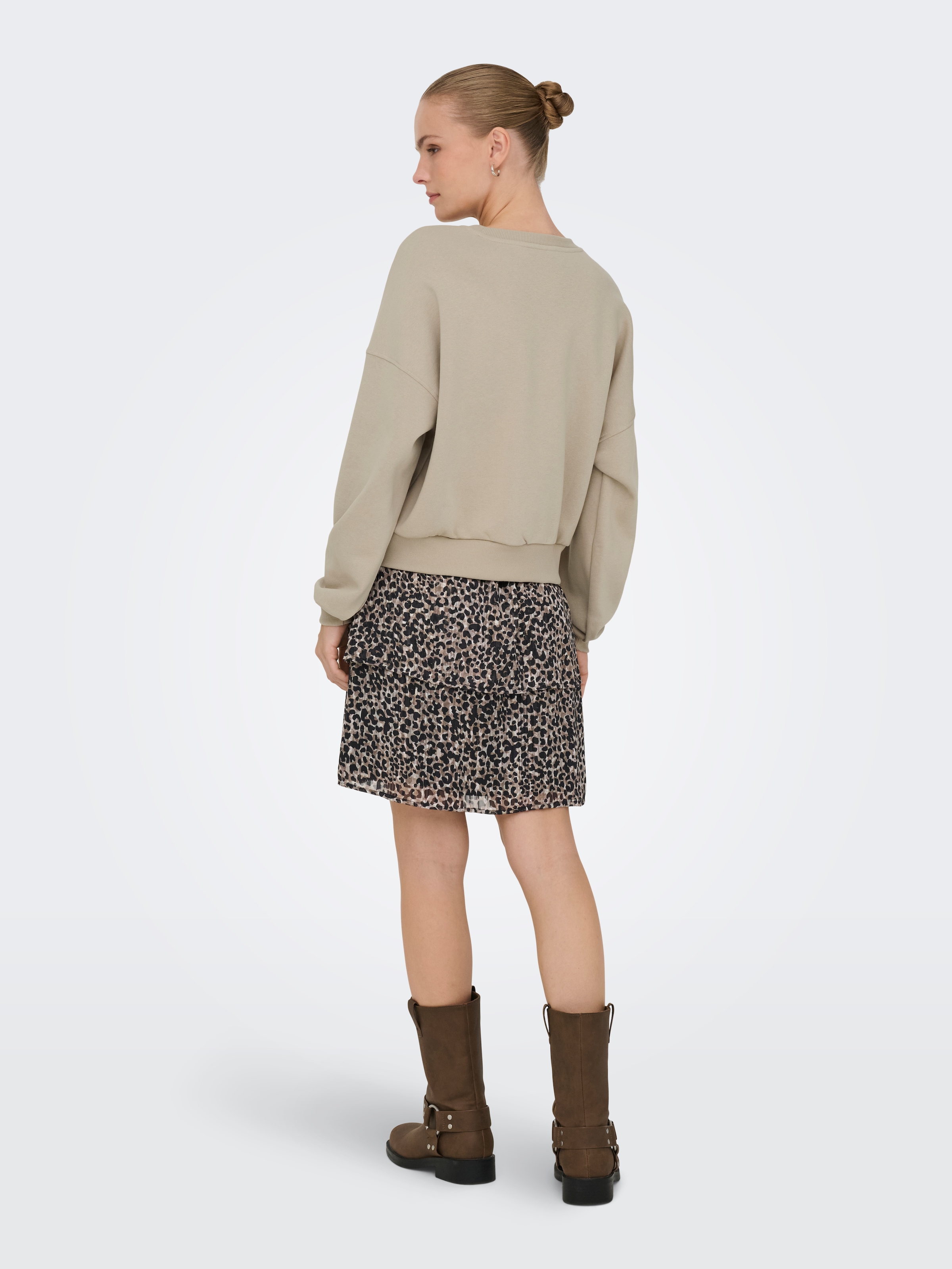 ONLY Pull »ONLKIARA L/S O-NECK CHIFFON MIX SWT«
