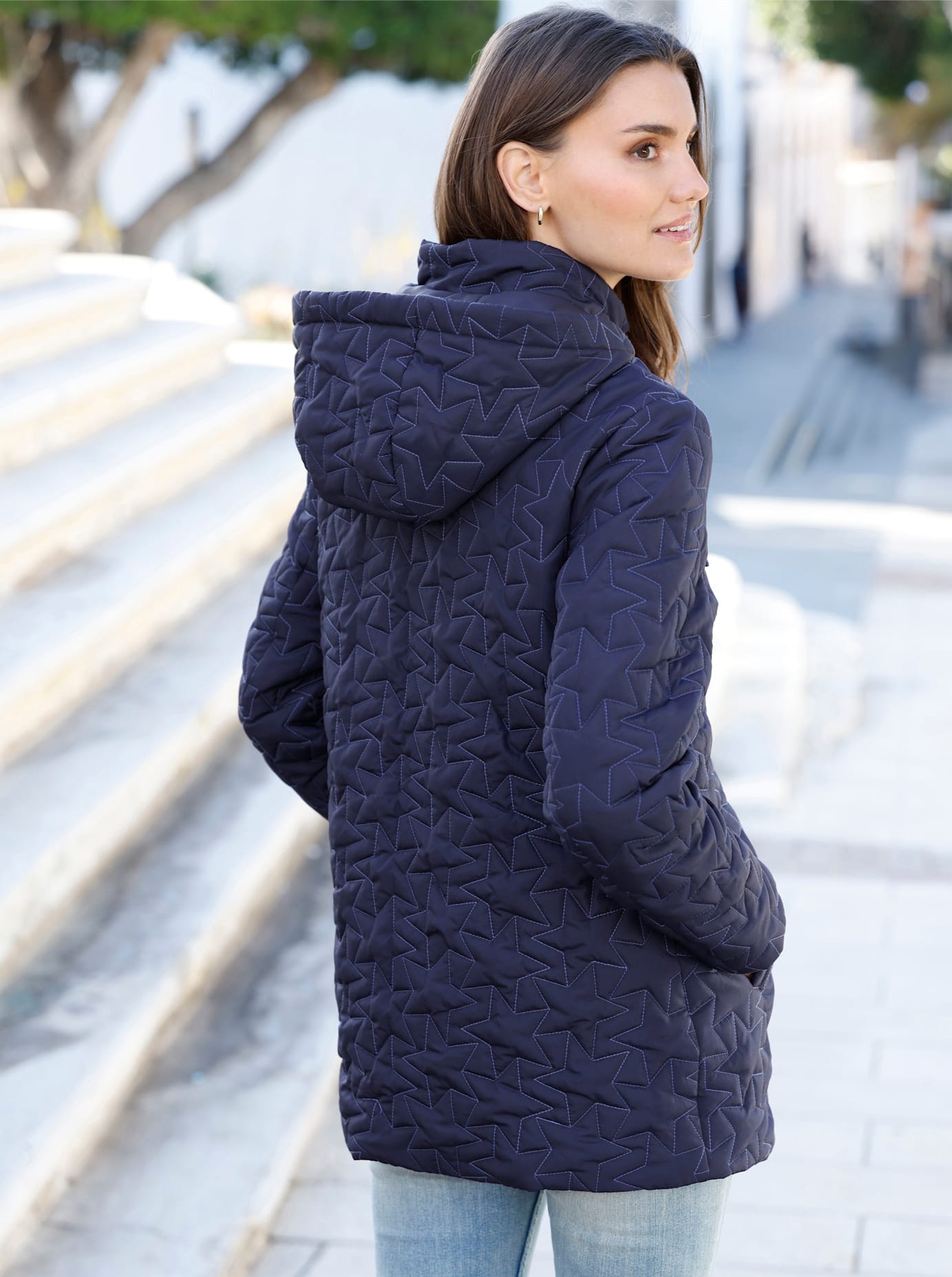 Classic Basics Veste matelassée mit Kapuze