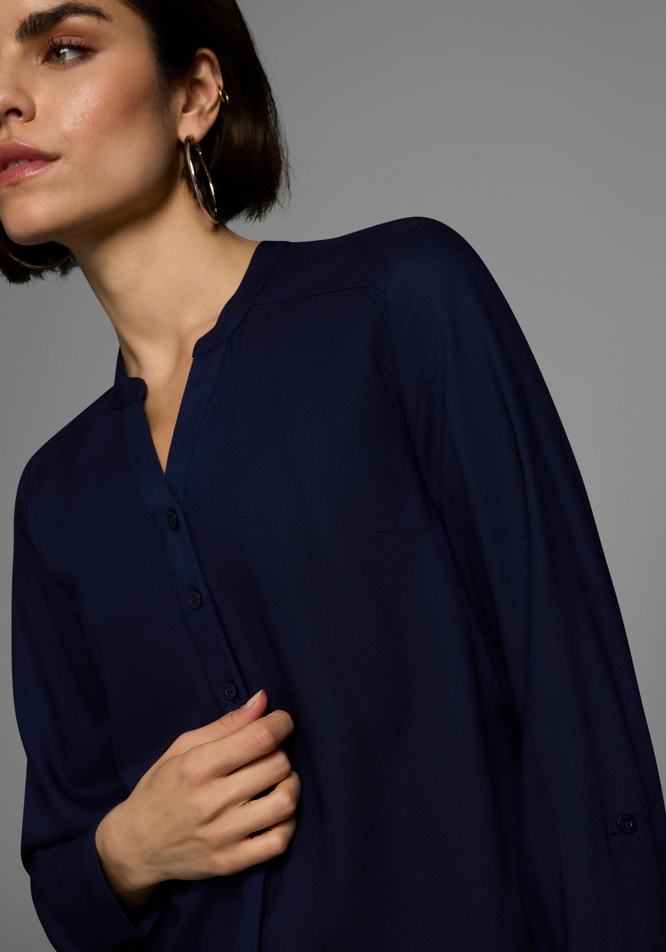 AJC Hemdbluse, aus weich fliessender Viskose