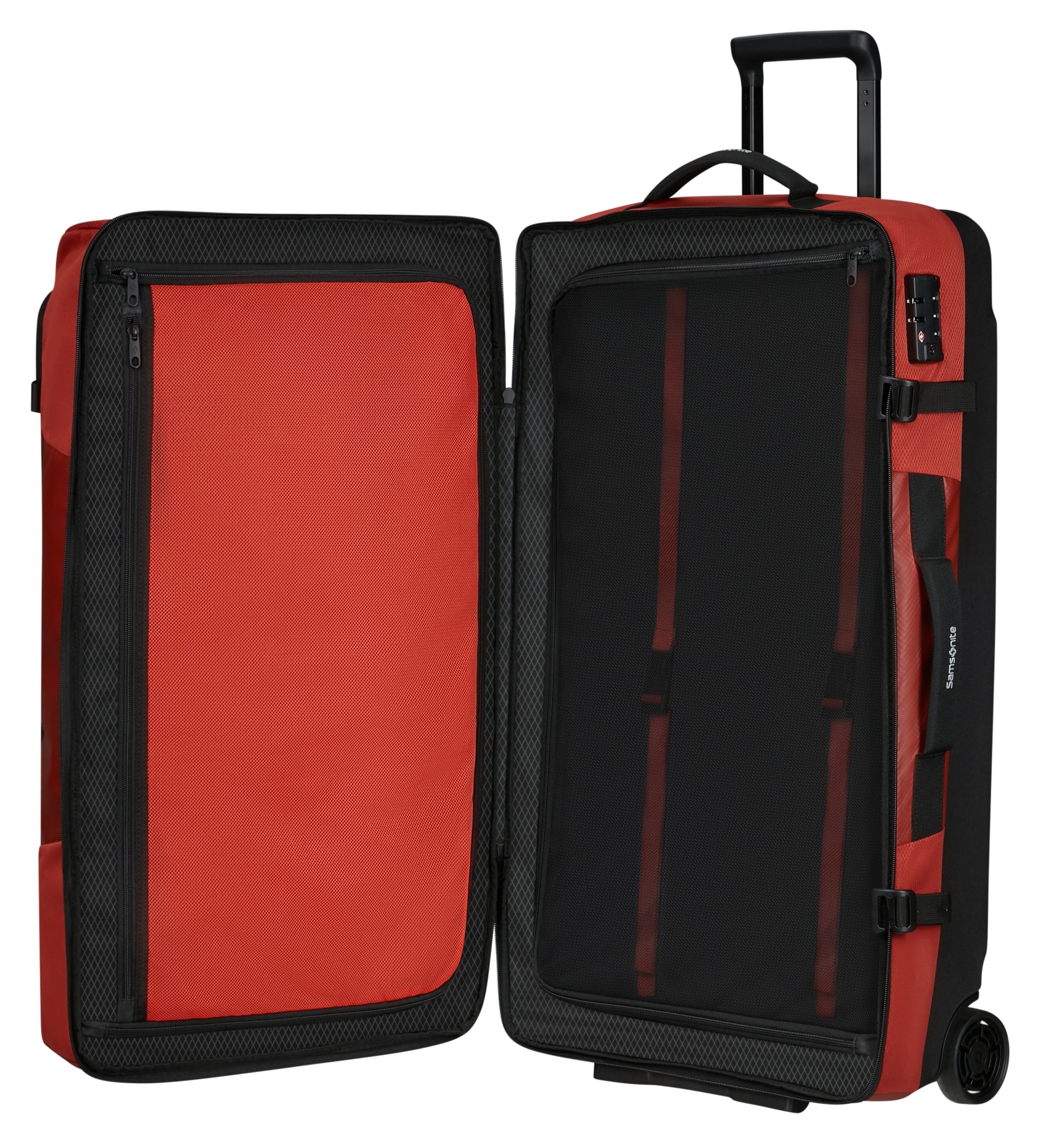 Samsonite Sac de voyage »ARMOX, 79 cm« duffle avec roulettes, serrure TSA, sangles de fixation, châssis trolley