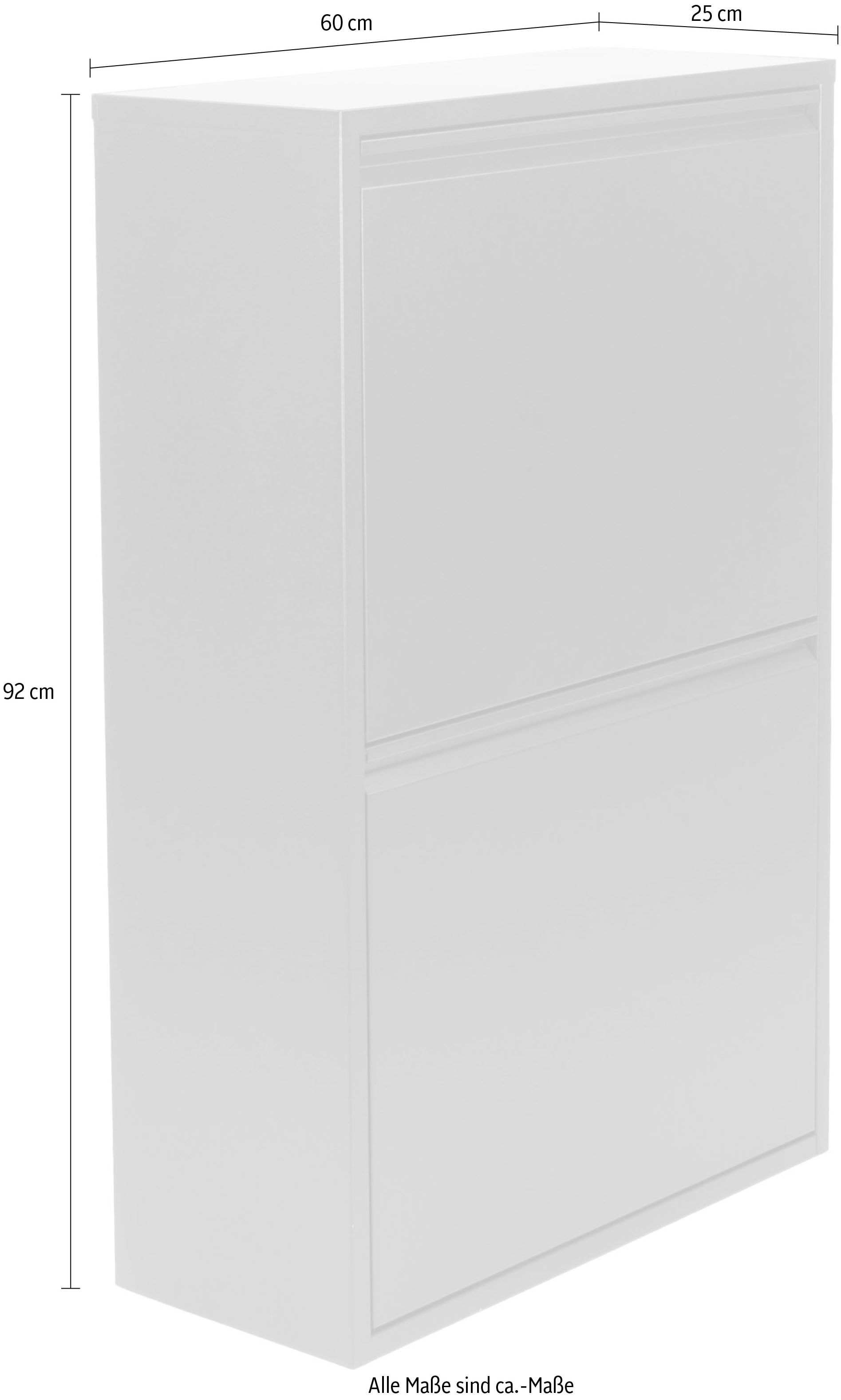 Spinder Design Système de tri des déchets »GIGI 4« système de tri des déchets en acier avec 4 seaux intérieurs de 18,5 litres