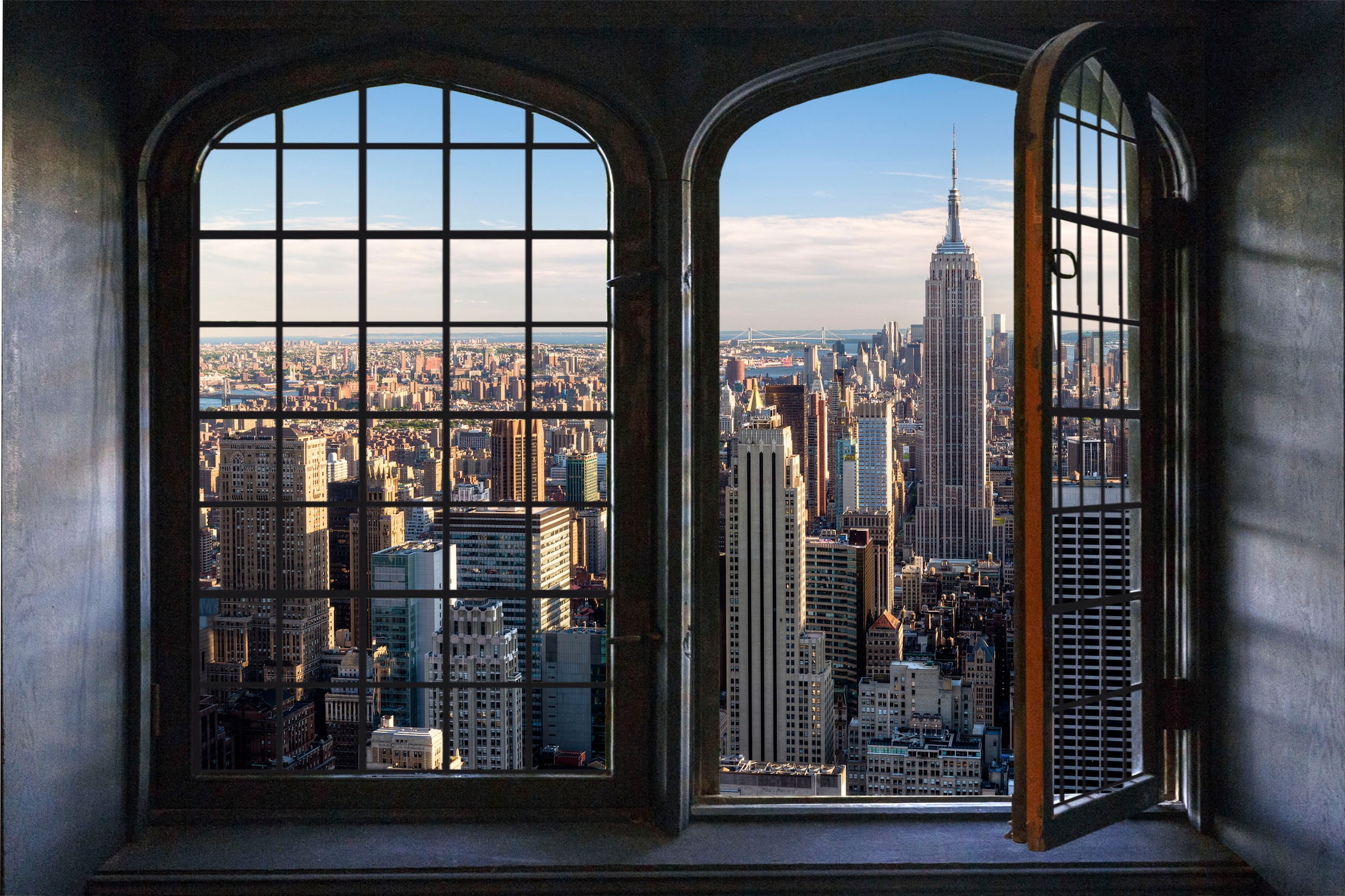 Image of queence Wandsticker "NYC" Wandsticker, Wandbild, selbstklebend, 3D, Fenster
