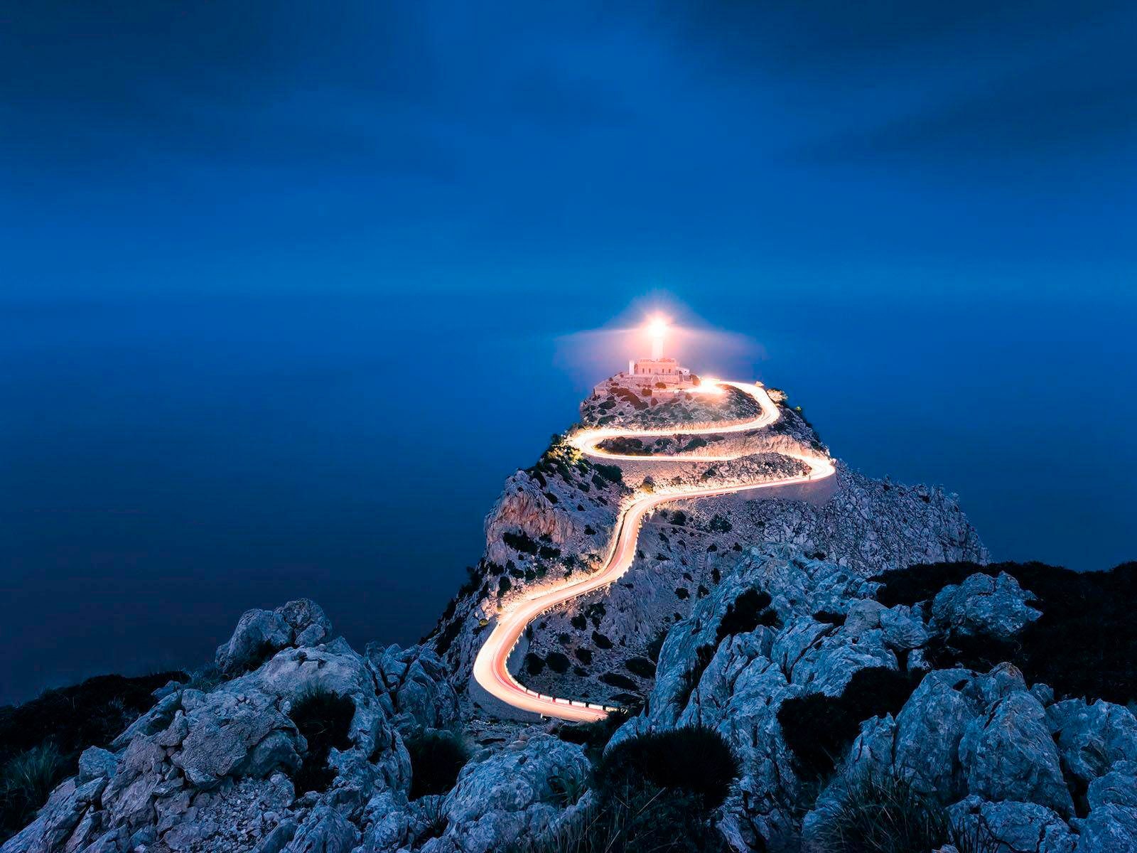 Image of Komar Vliestapete "Digitaldruck Vlies - Cap Formentor - Grösse 200 x 150 cm" bedruckt glatt Wohnzimmer, Schlafzimmer