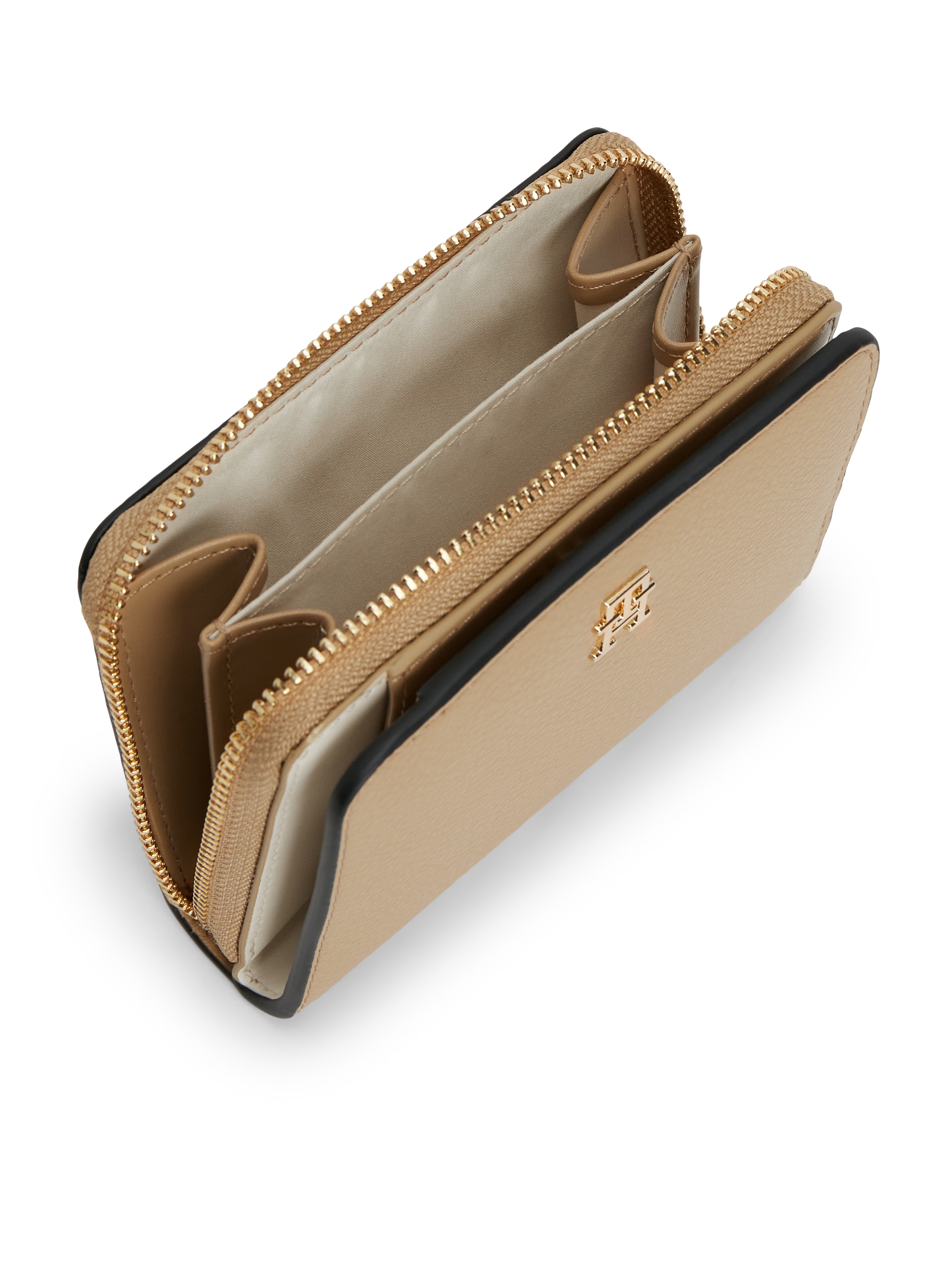 Tommy Hilfiger »TH ICON MED ZA W/ FLAP SEASONAL« portefeuille femme, porte-monnaie avec logo