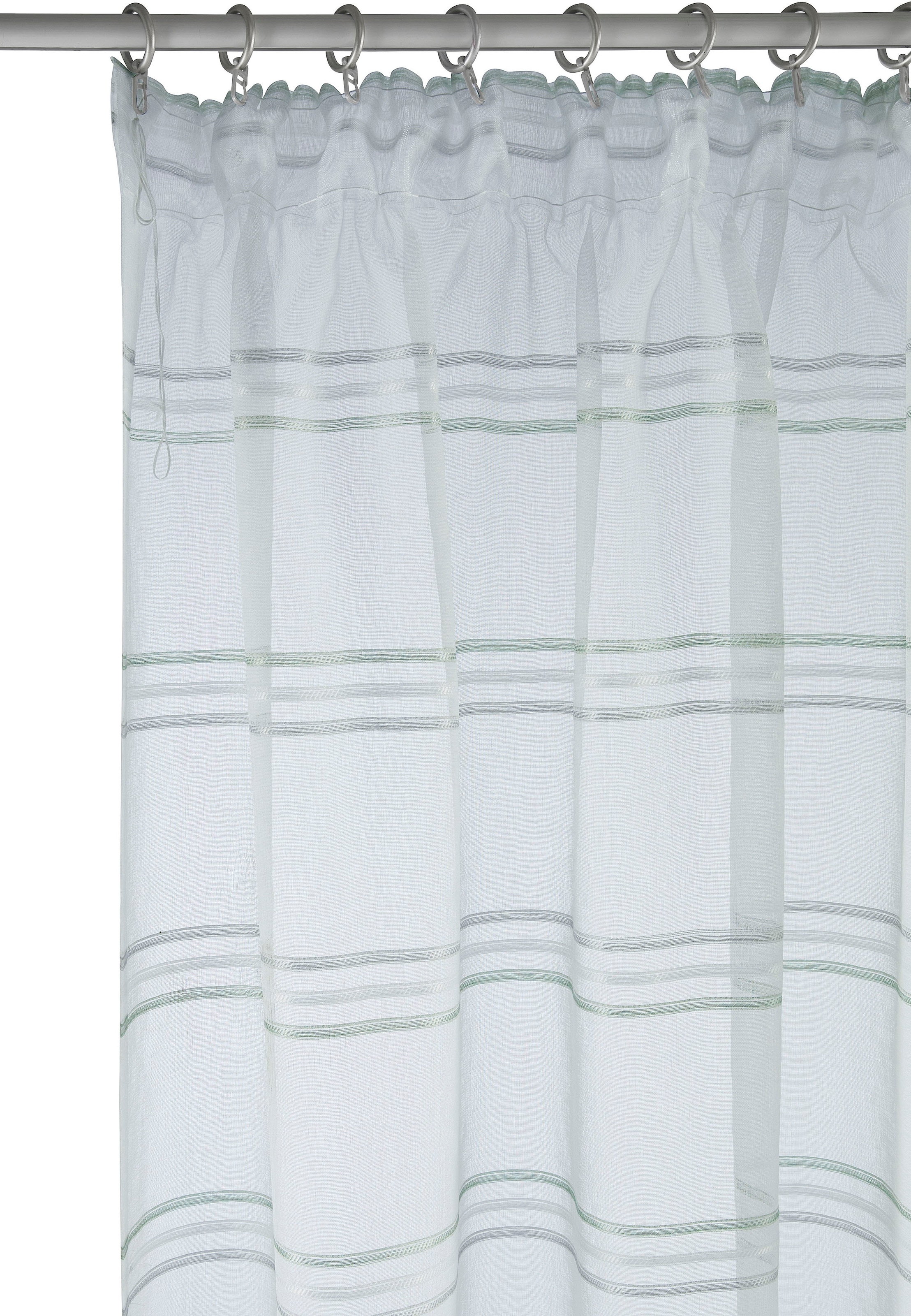 GOODproduct Rideau »Sirii« Bande multifonctionnelle 1 cuis tlg. Halbtransparent, angenehme Haptik, mit Querstreifen, modern