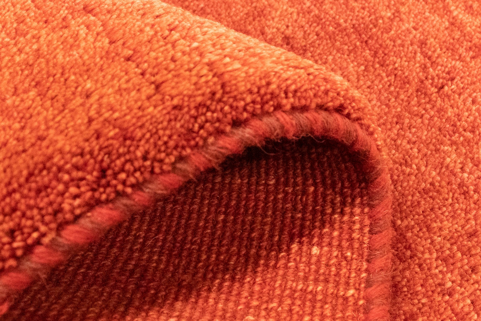 morgenland Wollteppich »Gabbeh Teppich handgeknüpft terrakotta«, rechteckig, handgeknüpft
