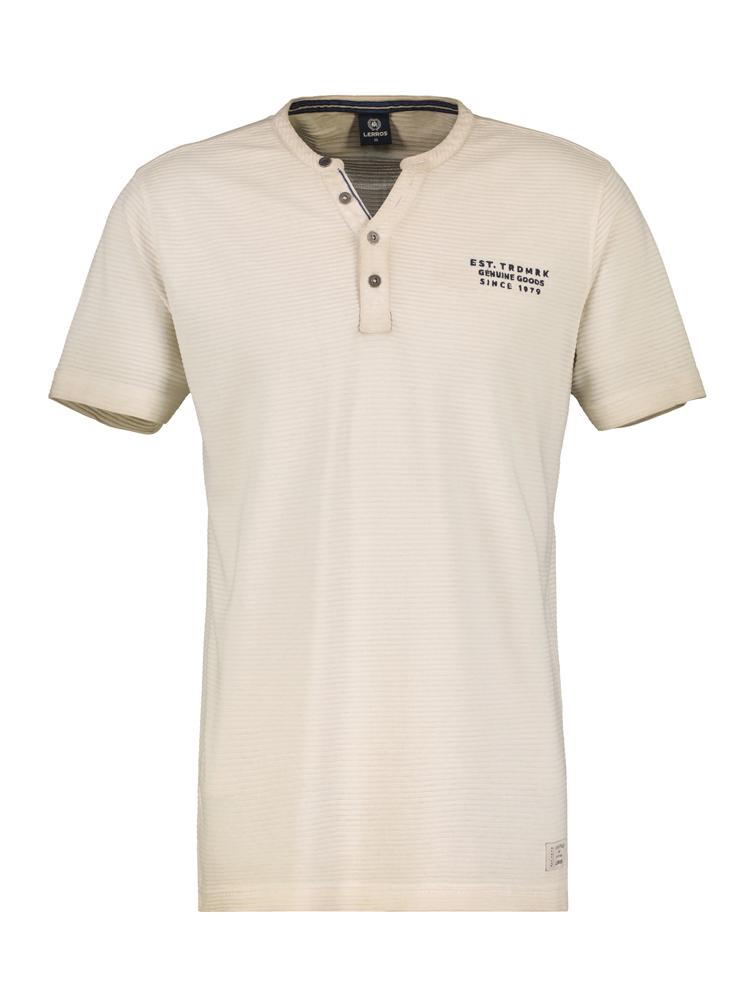 LERROS Henleyshirt »LERROS Serafino für Herren in sportlicher Optik«