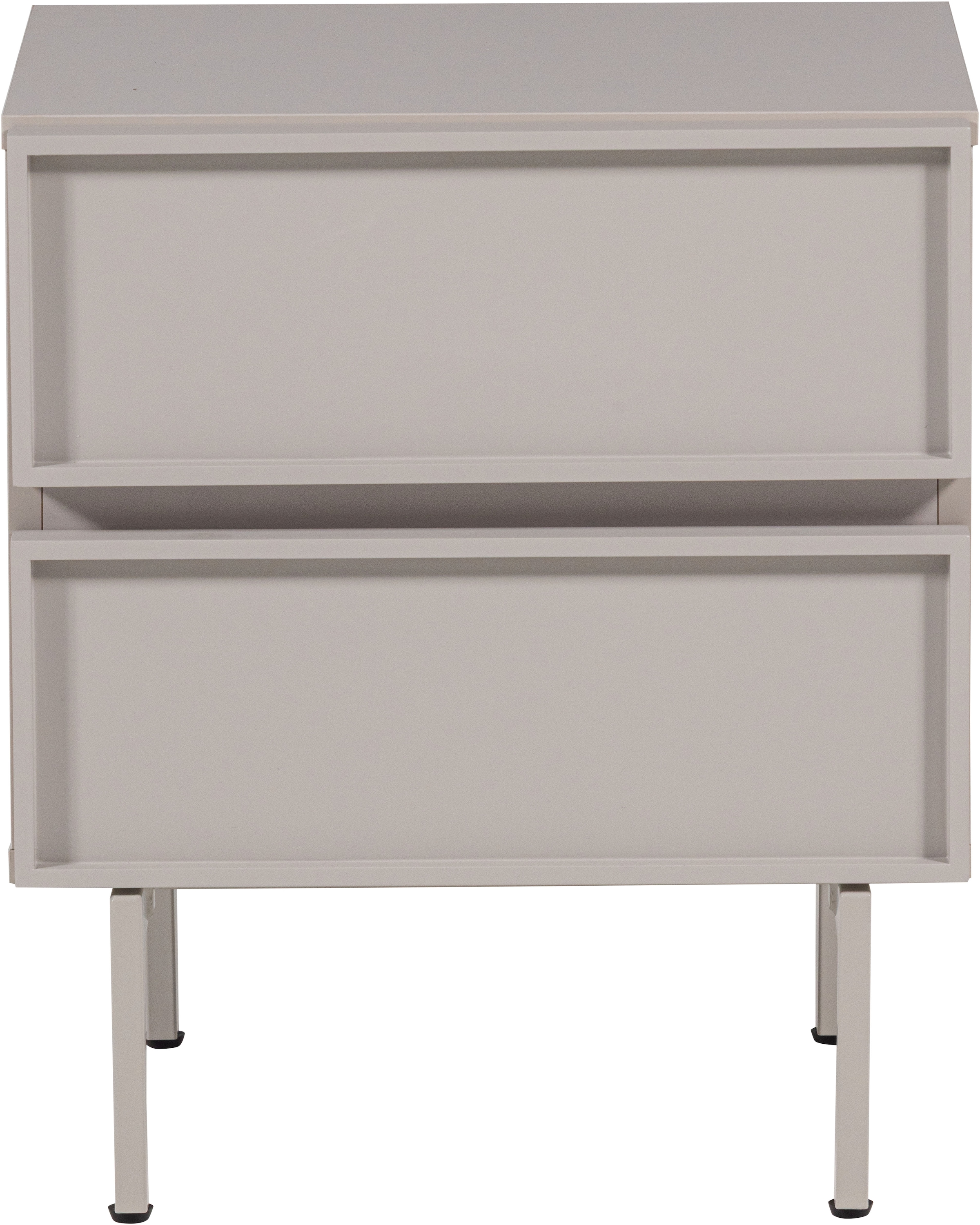 WOOOD Table de nuit »Tours mit kompakter Ausführung und Melamin-MDF B 45 x T 42 x H 51 cm« Surface déperlante, capacité de charge du plateau 50 kg