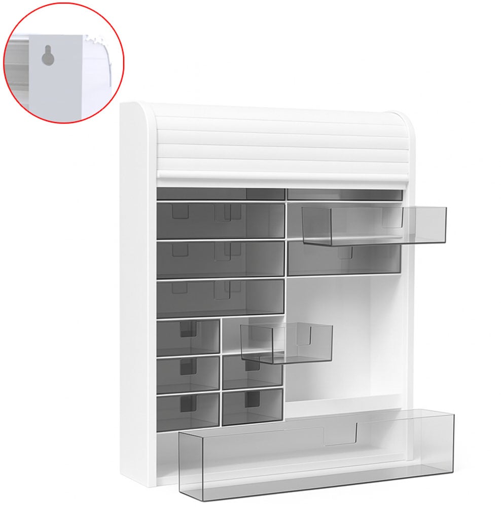 Bischof Medizinschrank »Salus« Kompaktes Medizinschränkchen mit verschliessbarem Rolladen