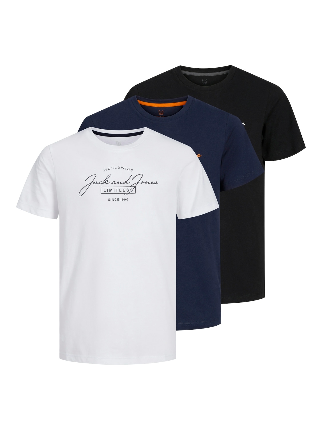 T-Shirt »JJFERRIS TEE SS CREW NECK 3PK MP JNR«