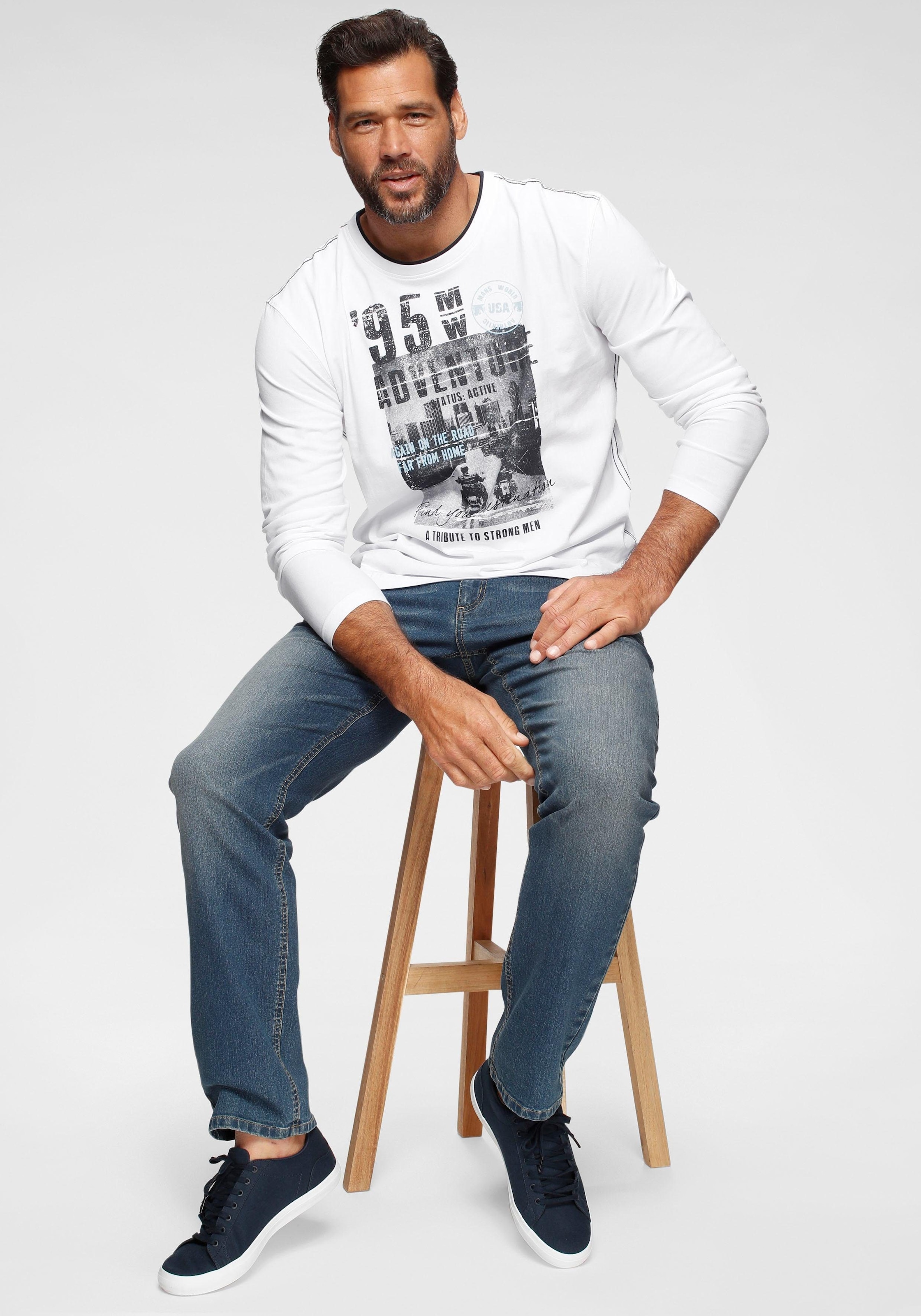 Arizona Dehnbund-Jeans »Paul«, elastischer Dehnbund, Comfort-Fit, gerader Beinschnitt
