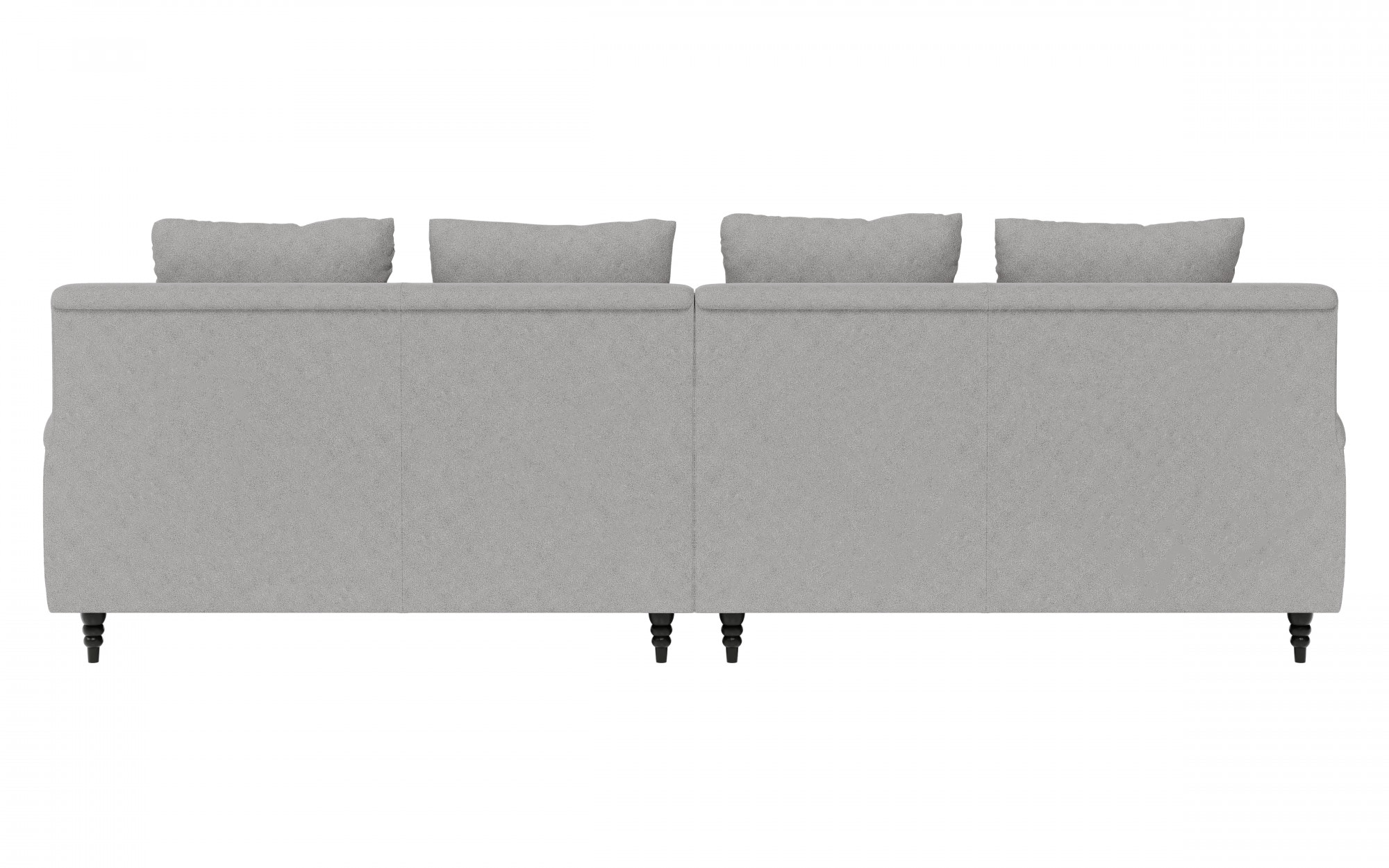 Guido Maria Kretschmer Home&Living Big-Sofa »NORIN«, zwei Fussarten: vorne - Rollen, hinten - Holzfüsse