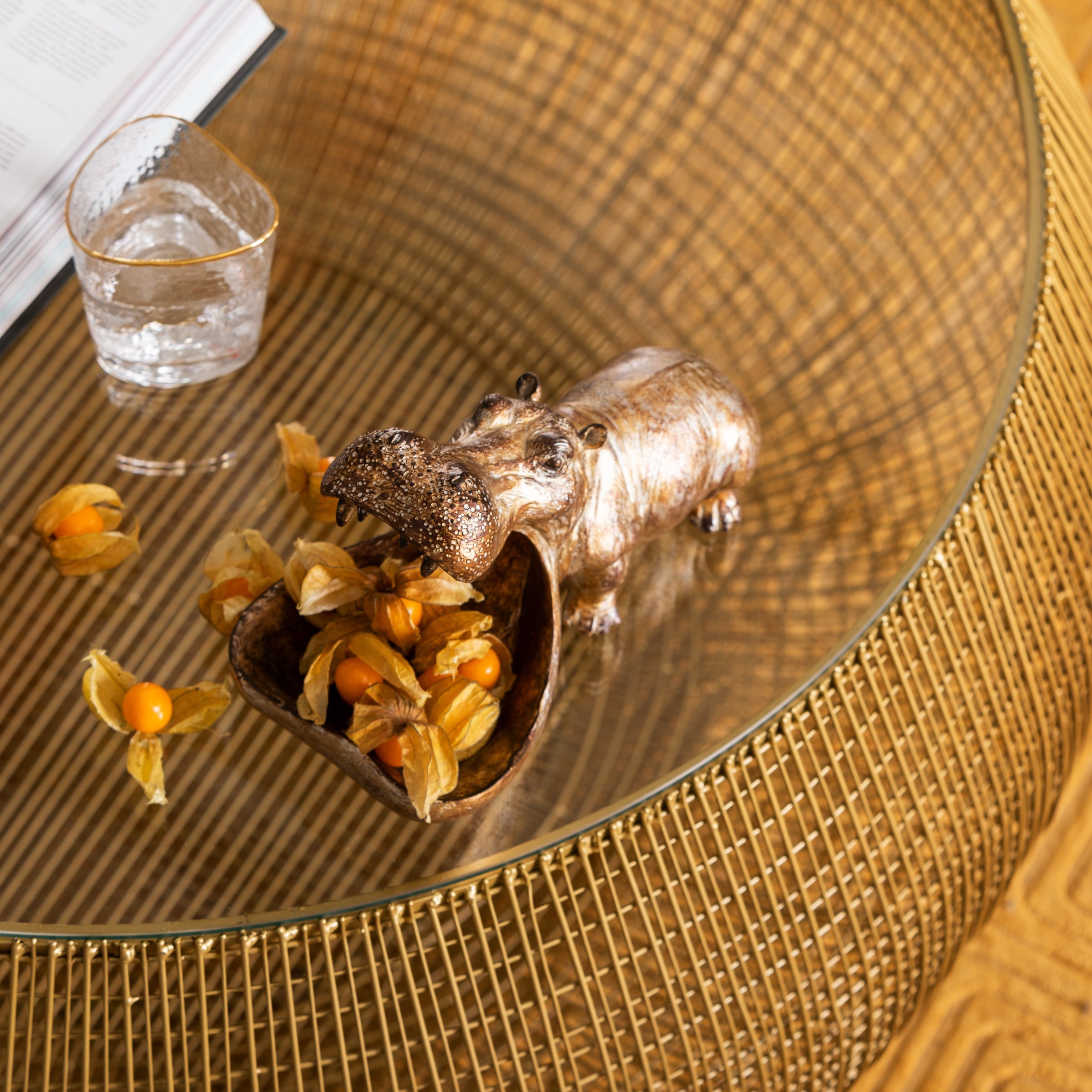 Kare Design Figurine de décoration »Deko Figur Hungry Hippo 17cm«