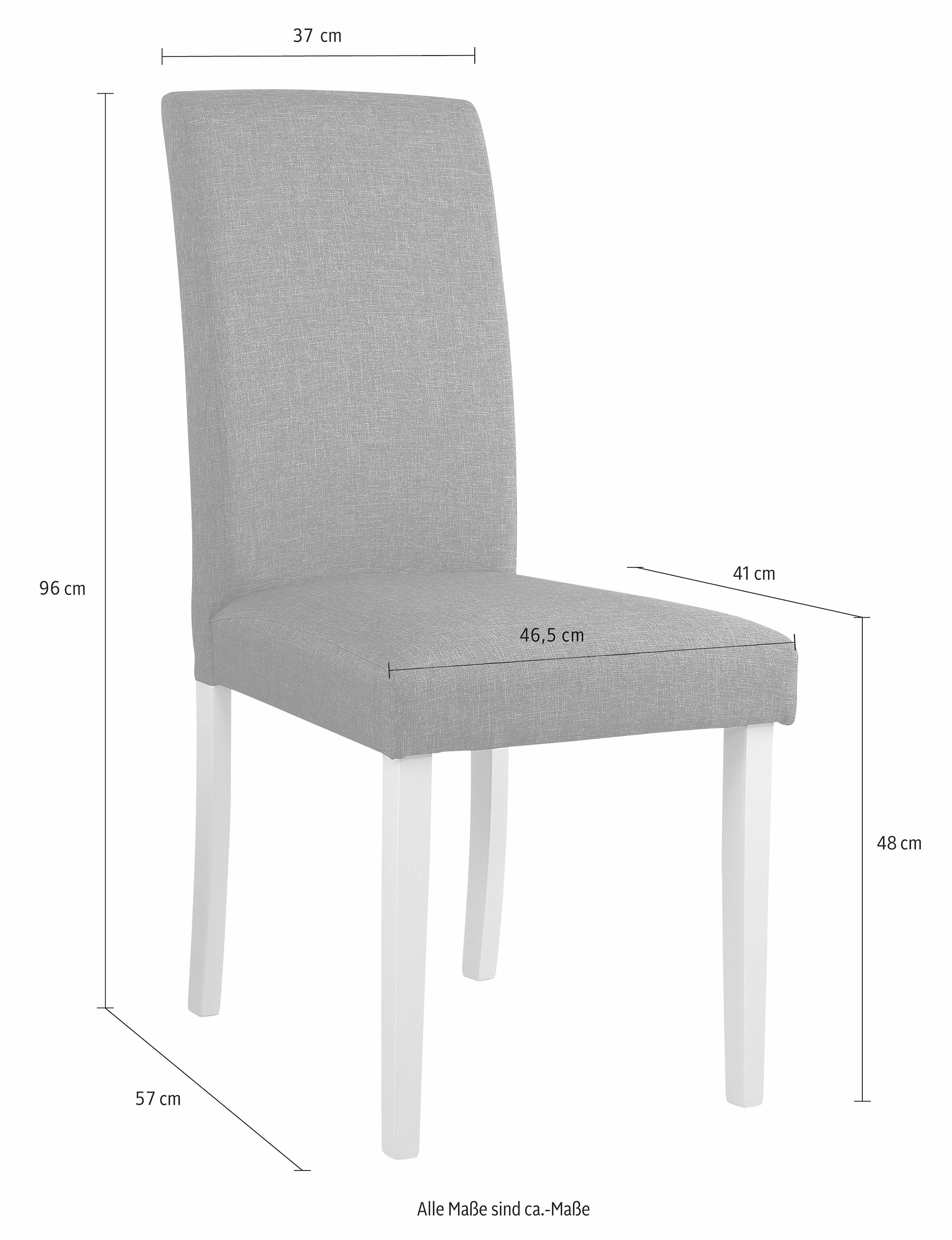 Home affaire 4-Fussstuhl »Roko Tiago«, (Set), 2 St., Struktur, im 2er, 4er oder 6er-Set