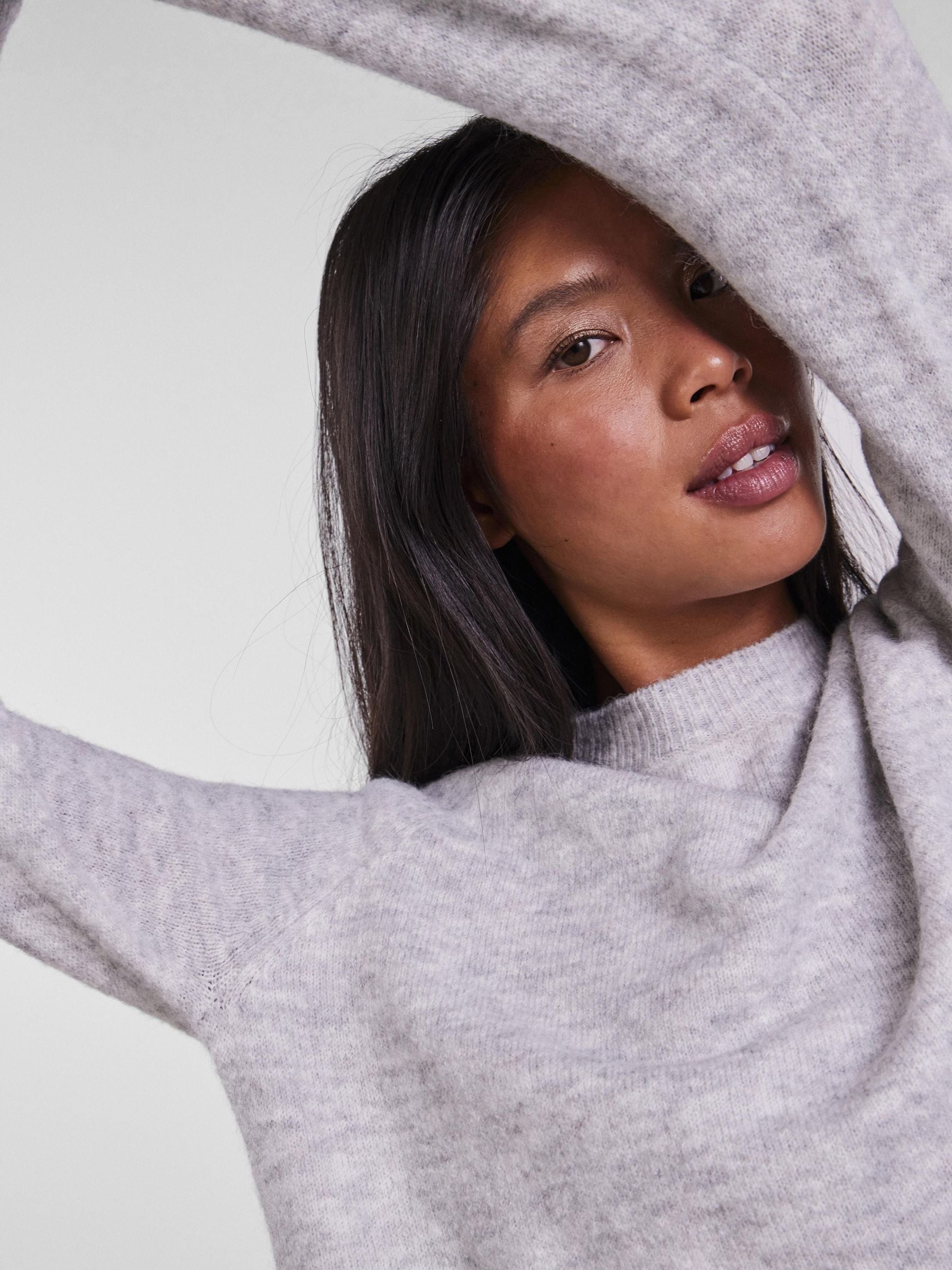 pieces Strickpullover »PCJULIANA LS O-NECK KNIT NOOS BC«