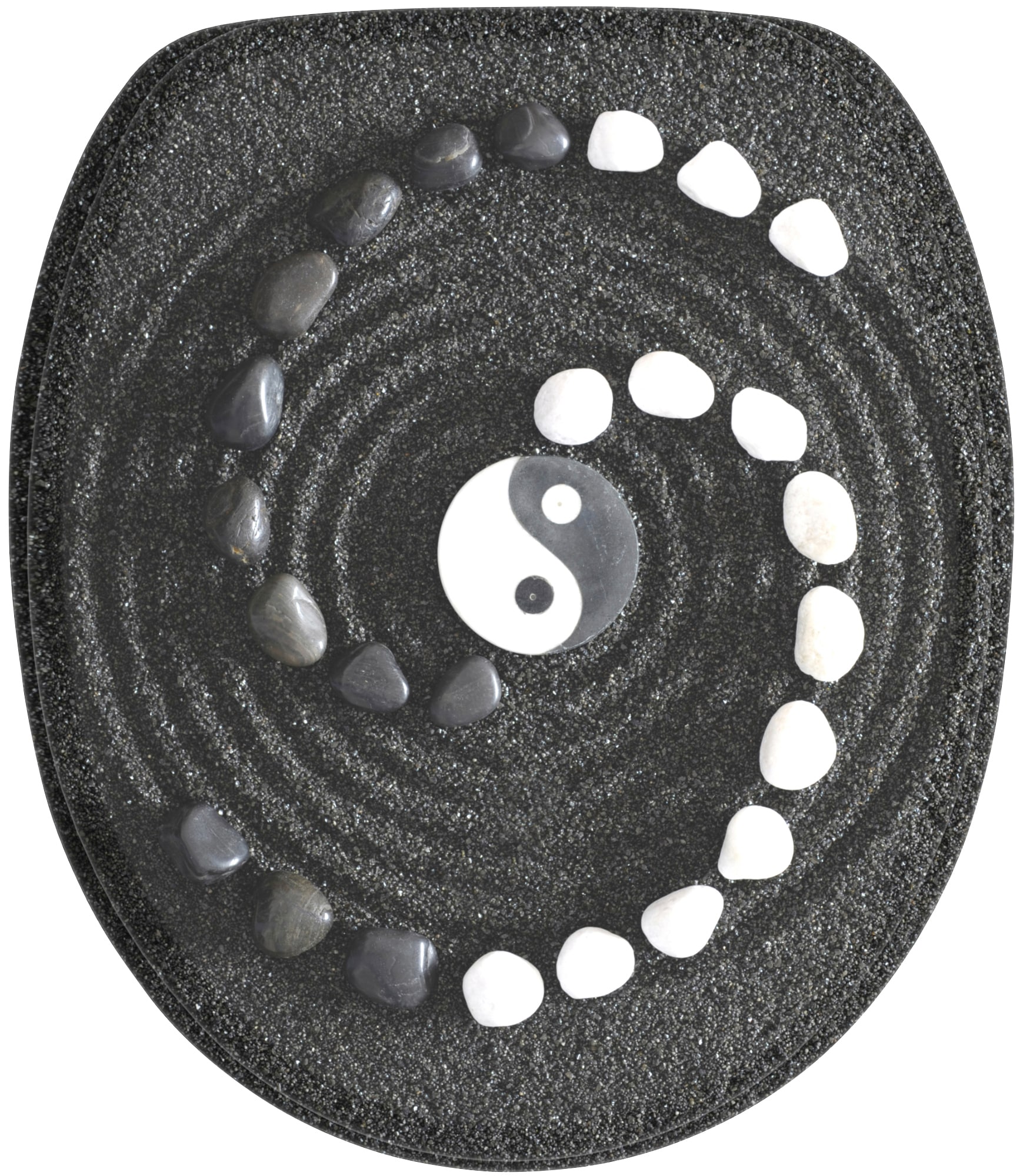 Image of Sanilo WC-Sitz "Yin Yang" mit Absenkautomatik, BxL: 37,7 x 42,0 - 47,0 cm