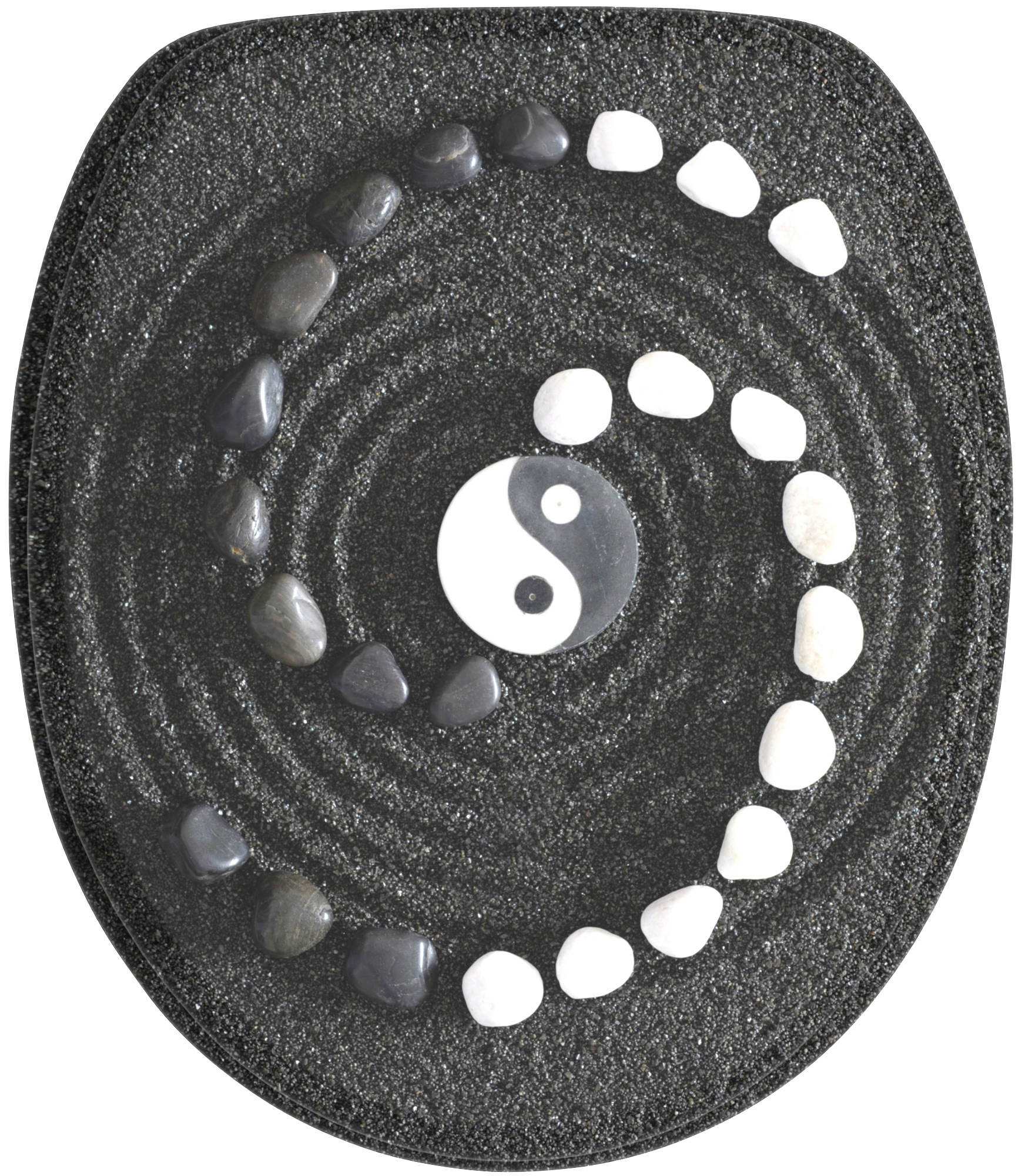 Image of Sanilo WC-Sitz "Yin Yang mit Absenkautomatik & Quick Release" Premium Toilettendeckel, abnehmbar, leichte Montage von oben