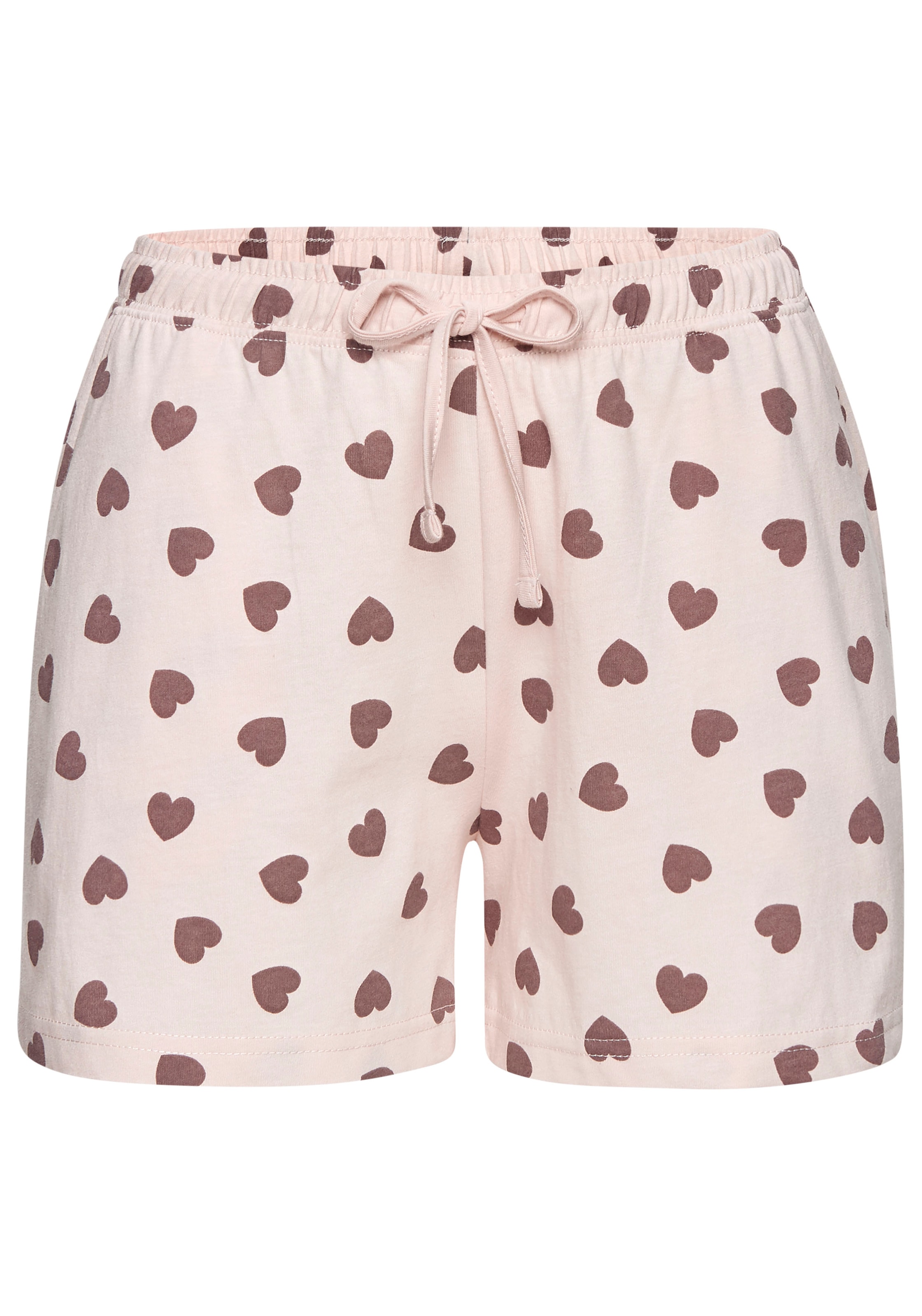 Vivance Dreams Pyjama Packung, 2er Pack, 4 tlg. mit süssem Herzmuster