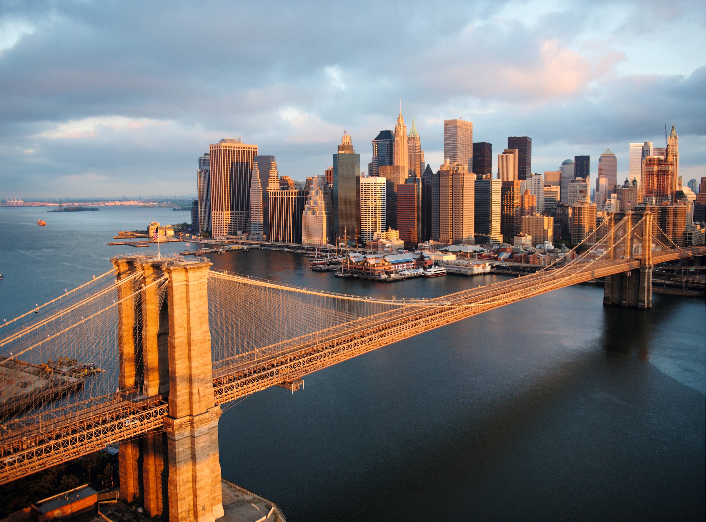 Image of Papermoon Fototapete "Brooklyn Bridge Morning" glatt