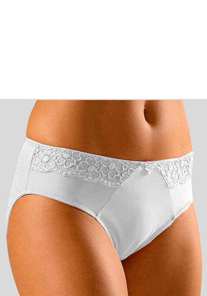 Image of LASCANA Slip mit seitlichen Spitzeneinsätzen